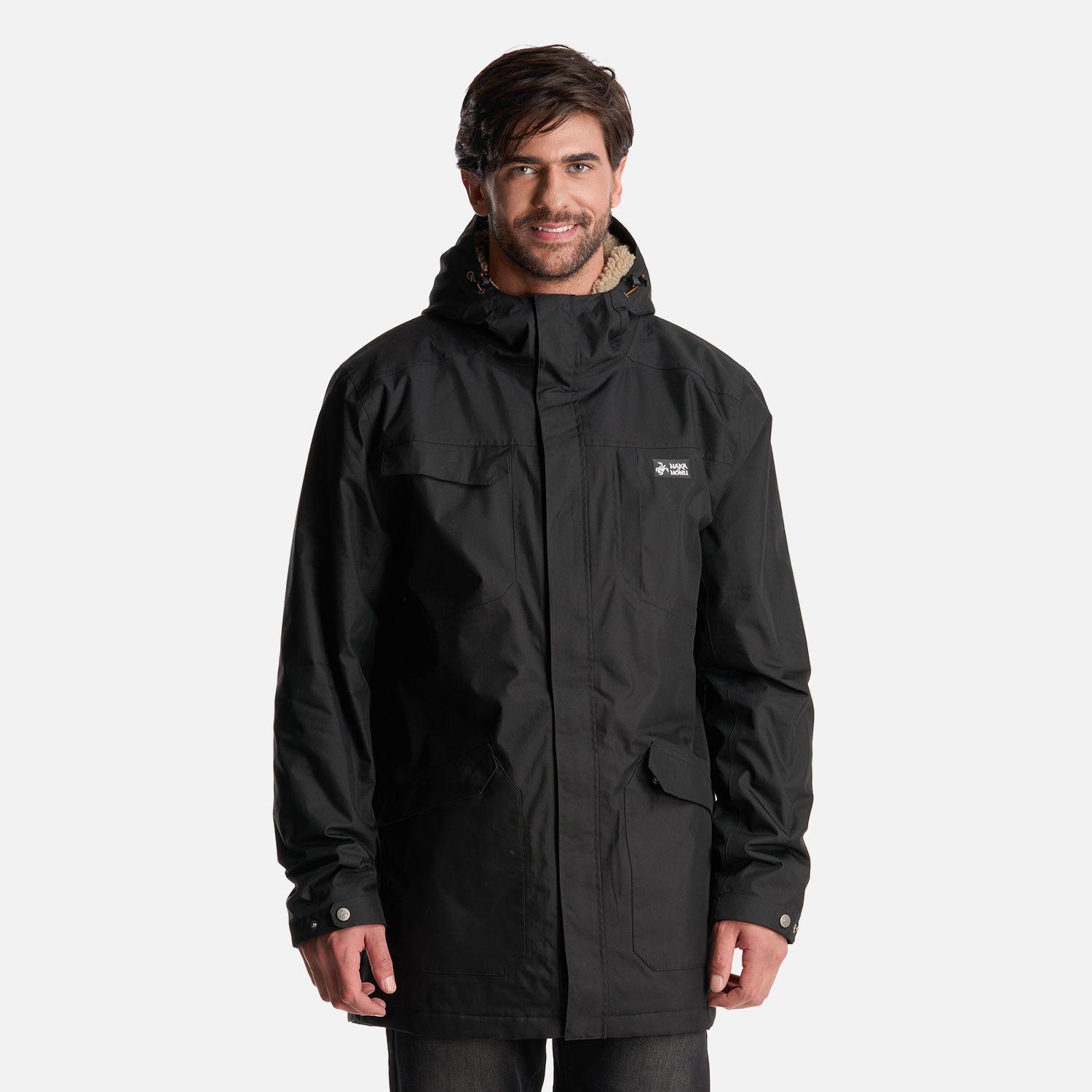 Chaqueta Hombre Yak Negro Haka Honu I24-1