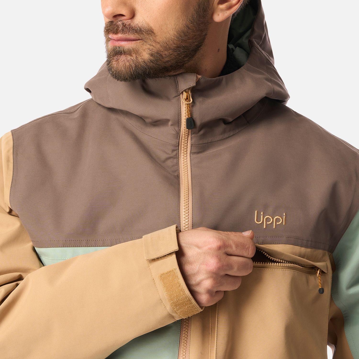 Chaqueta Hombre Citizen Warm B-Dry Hoody Jacket Camel Lippi I26-4