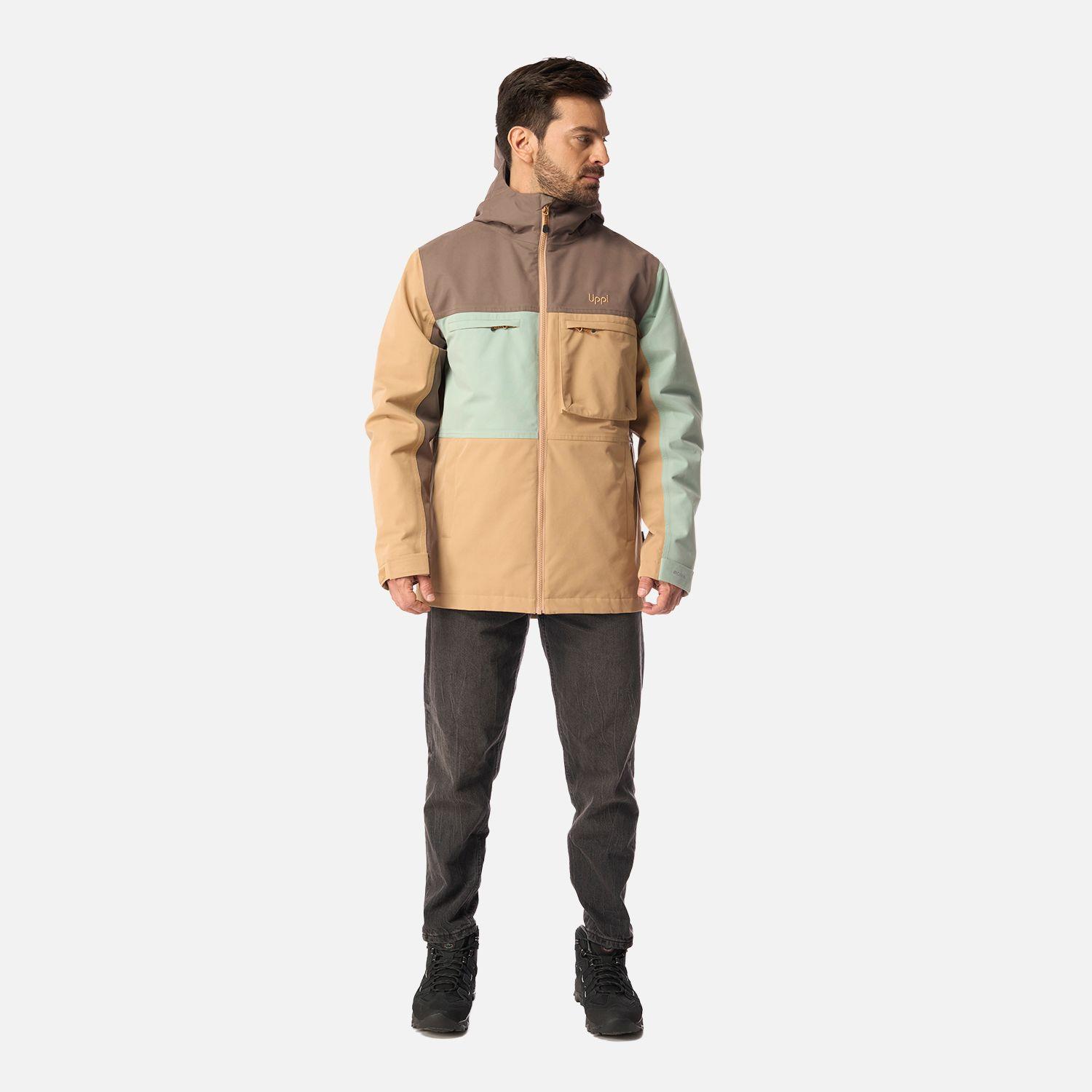 Chaqueta Hombre Citizen Warm B-Dry Hoody Jacket Camel Lippi I26-7