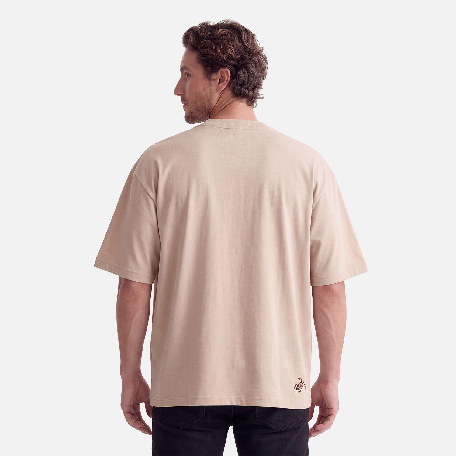 Polera Hombre Que Heavy Taupe Haka Honu V27-1