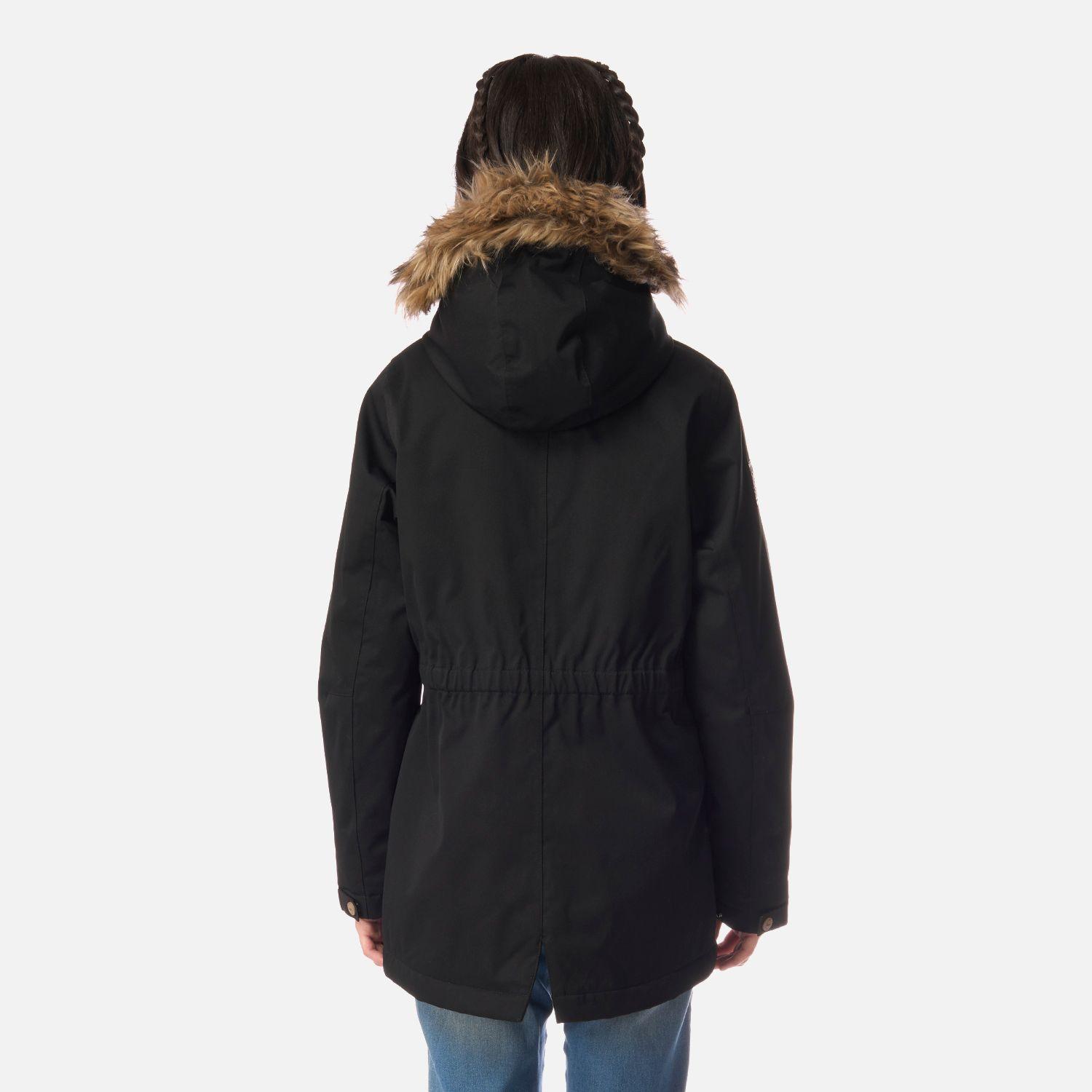 Chaqueta Teen Girl Roble B-Dry Hoody Jacket Negro Lippi I26-2