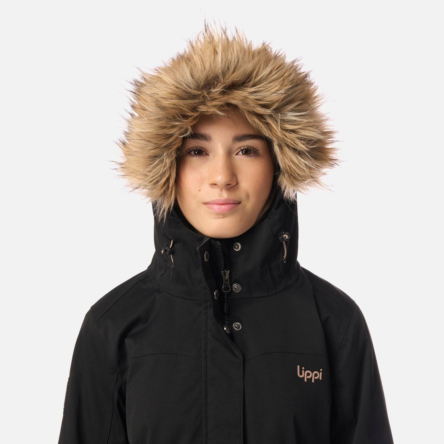 Chaqueta Teen Girl Roble B-Dry Hoody Jacket Negro Lippi I26-3