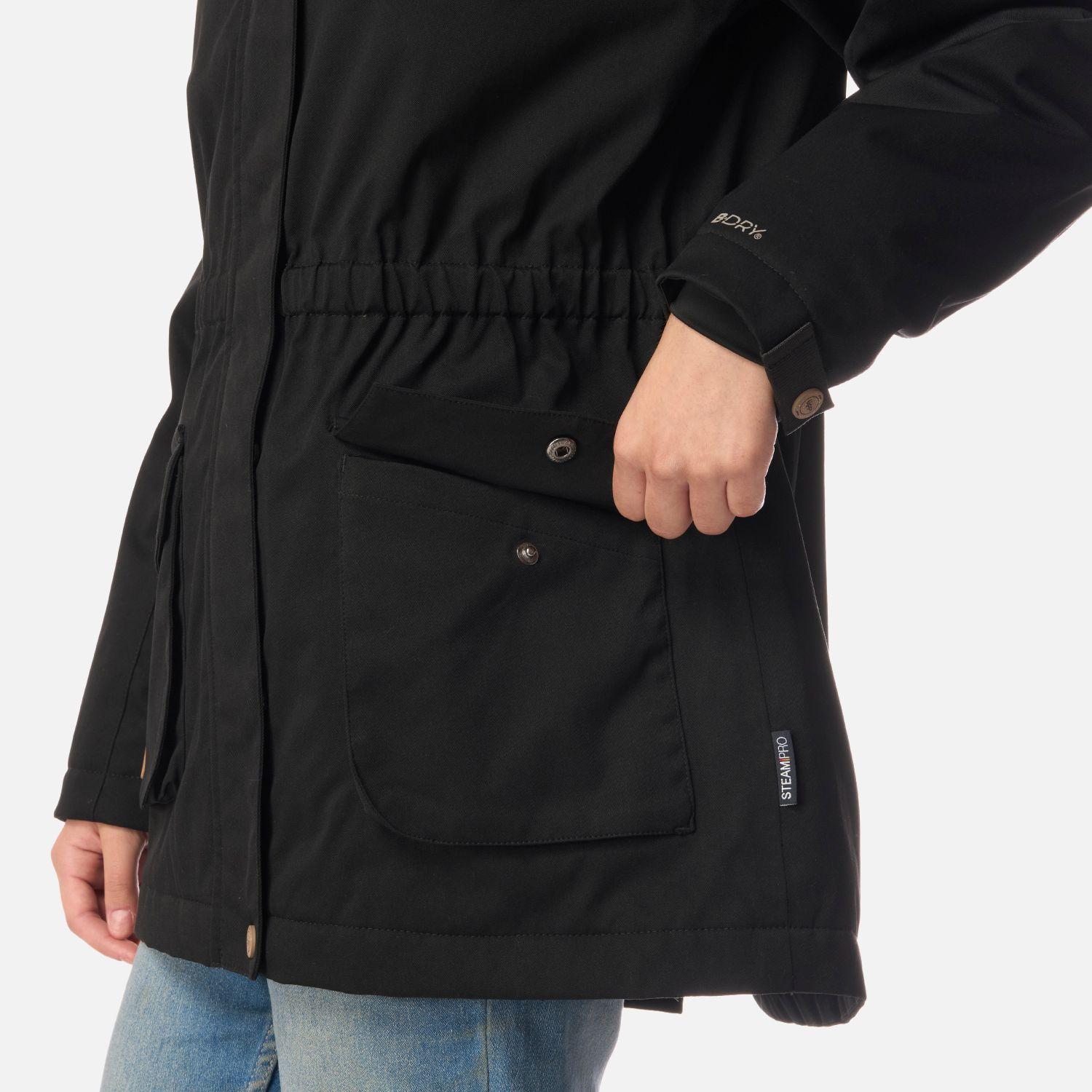 Chaqueta Teen Girl Roble B-Dry Hoody Jacket Negro Lippi I26-5