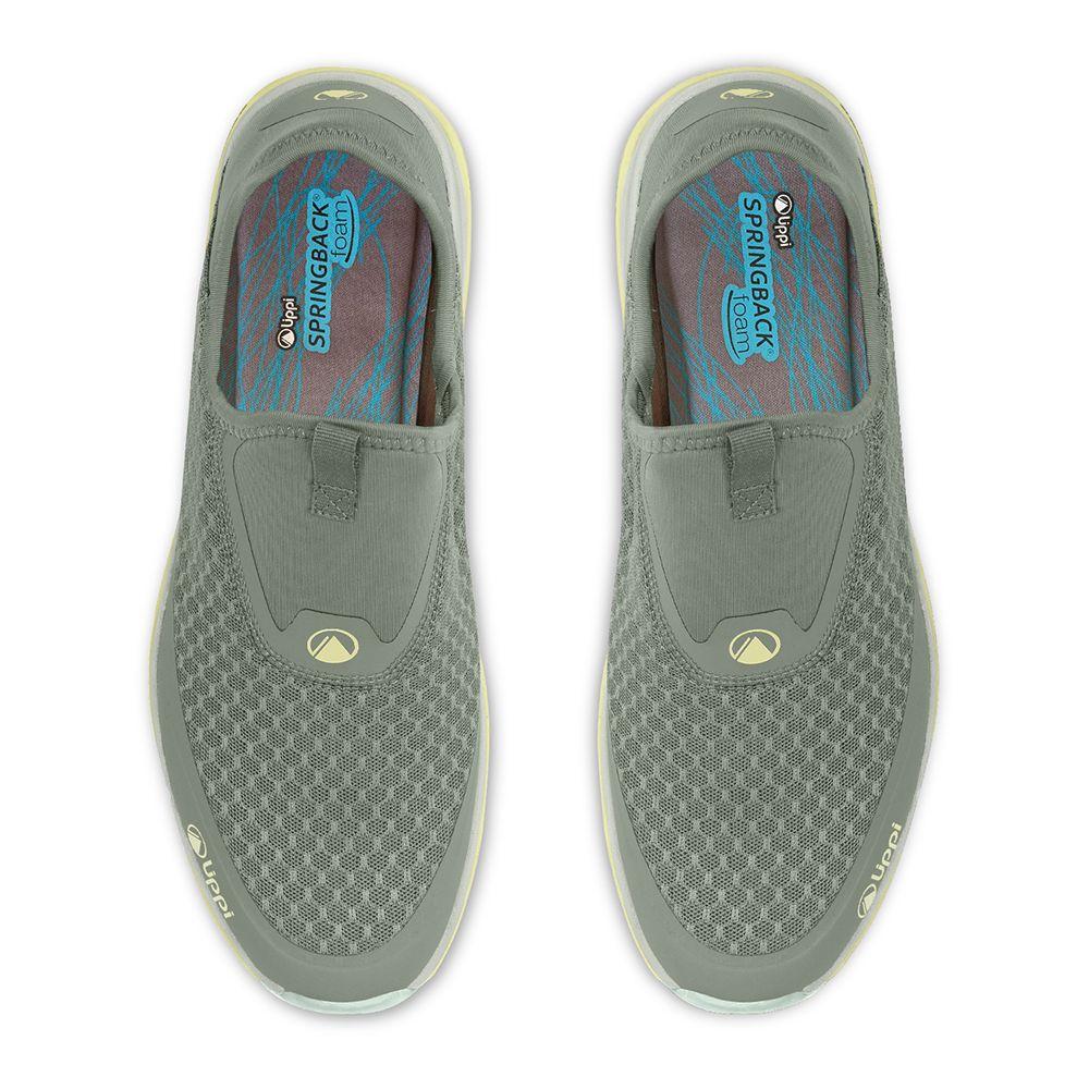 Zapatilla Mujer Panal III Verde Claro Lippi-5