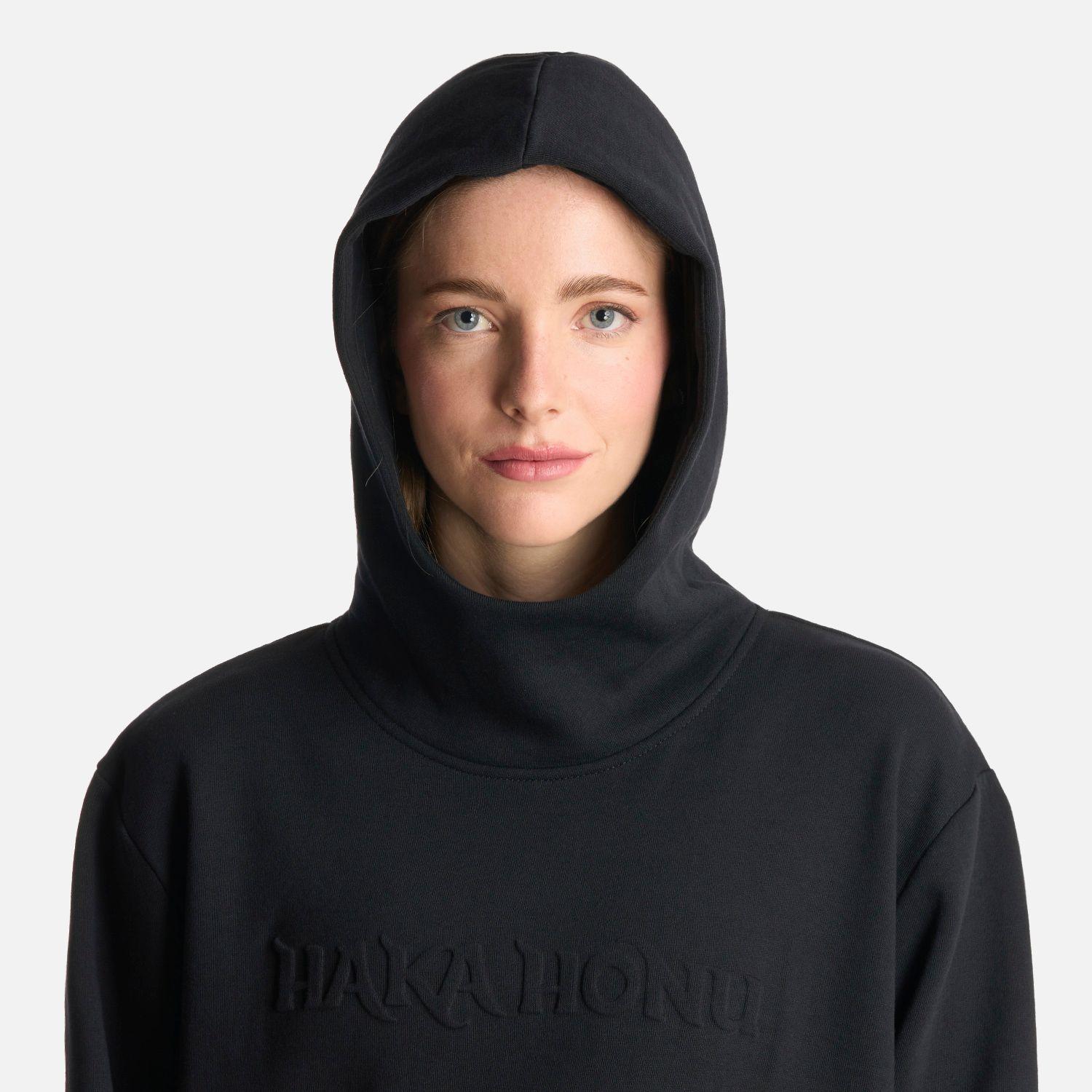 Polerón Mujer Motomami Hoody Negro Haka Honu V25-3
