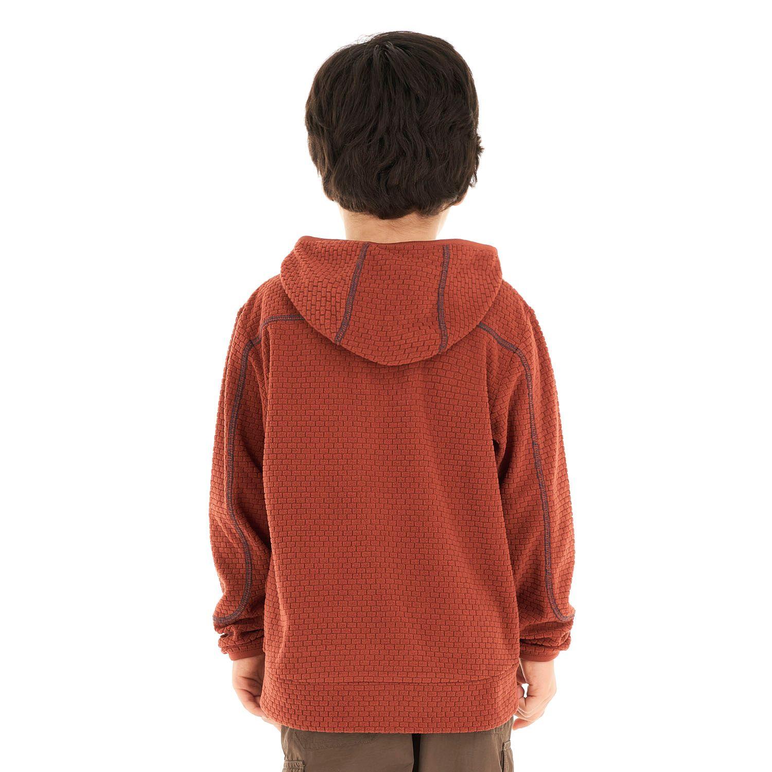 Poleron Niño Saltamontes Nano-F 14 Zip Hoody Terracota Lippi V23-5