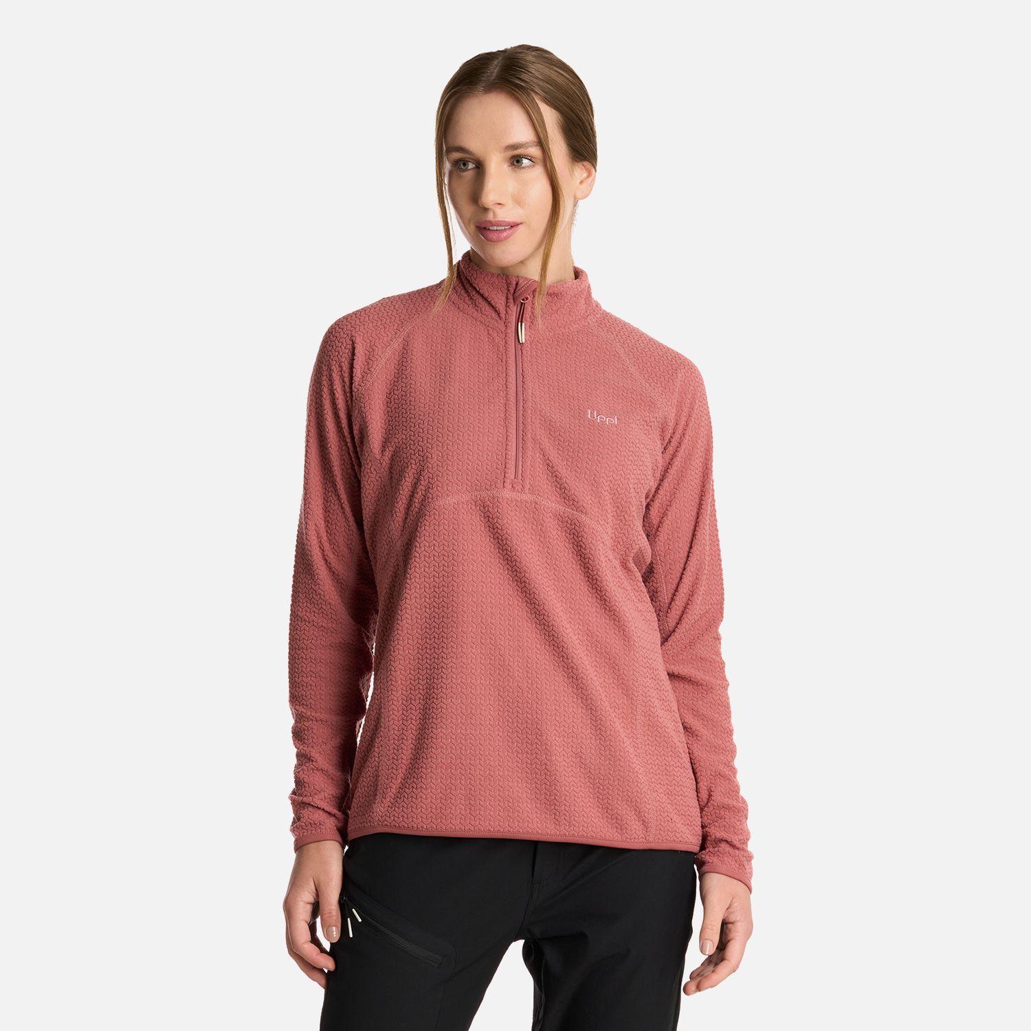 Polerón Mujer Jacaranda Nano-F 14 Zip Rosa Oscuro Lippi I25-0