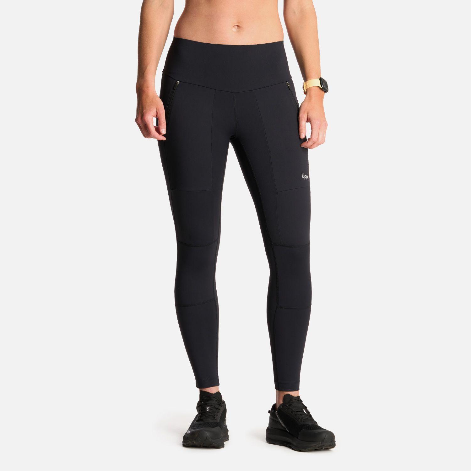 Calza Mujer PureTrek Q-Dry Leggings Negro Lippi V25-0