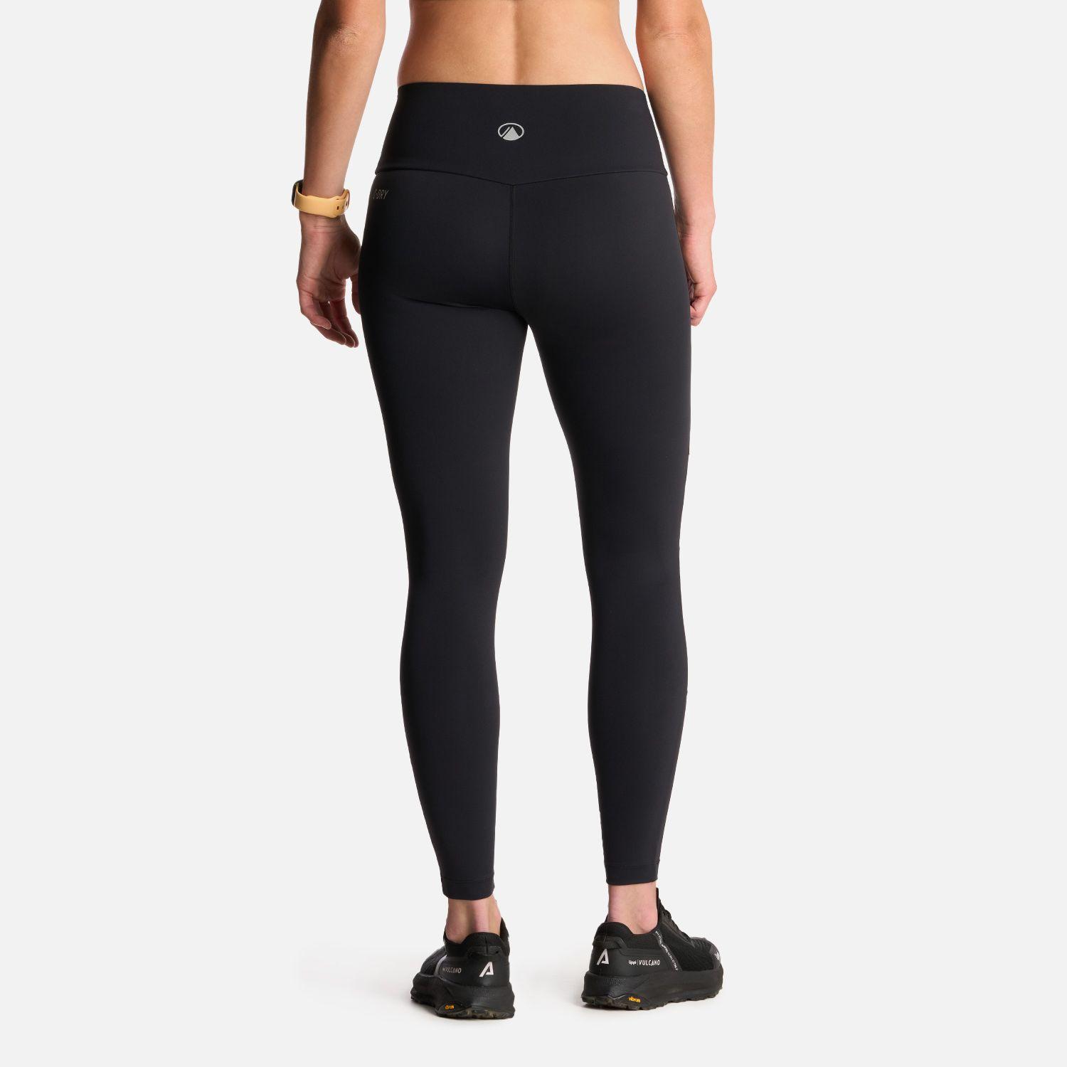 Calza Mujer PureTrek Q-Dry Leggings Negro Lippi V25-2
