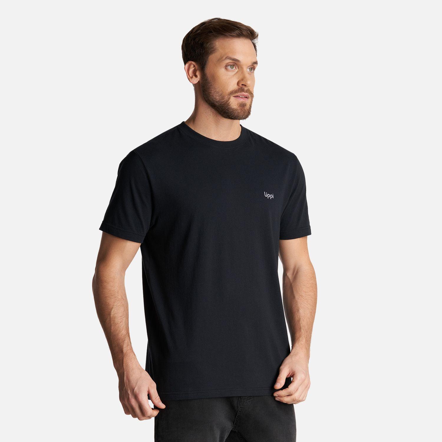Polera Hombre Portal Forest T-Shirt Negro Lippi-2