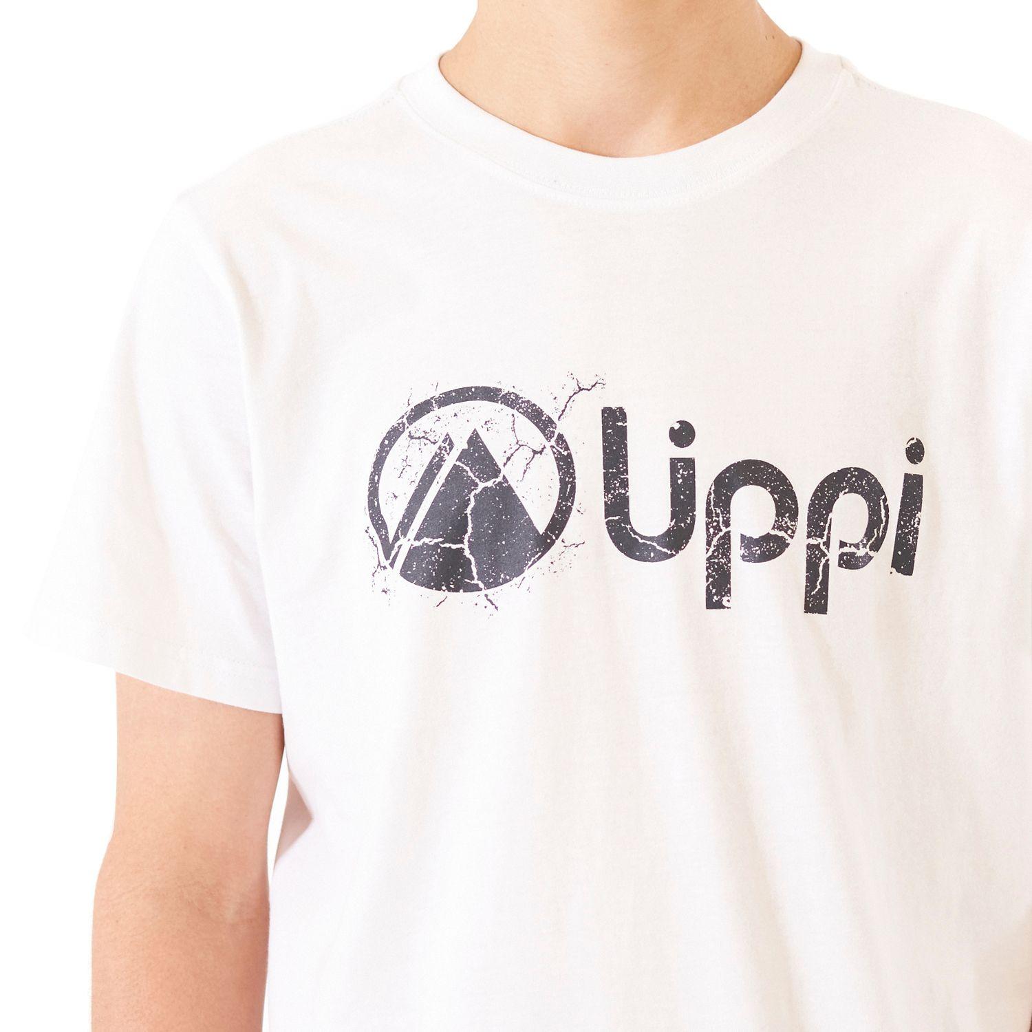 Polera Teen Boy Logo Lippi UV-Stop T-Shirt Blanco Lippi V21-4