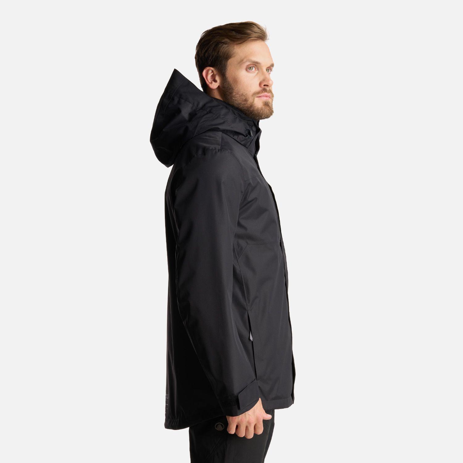 Chaqueta Hombre Tres Cruces Fusion-3 Hoody Jacket Negro Lippi I24-3