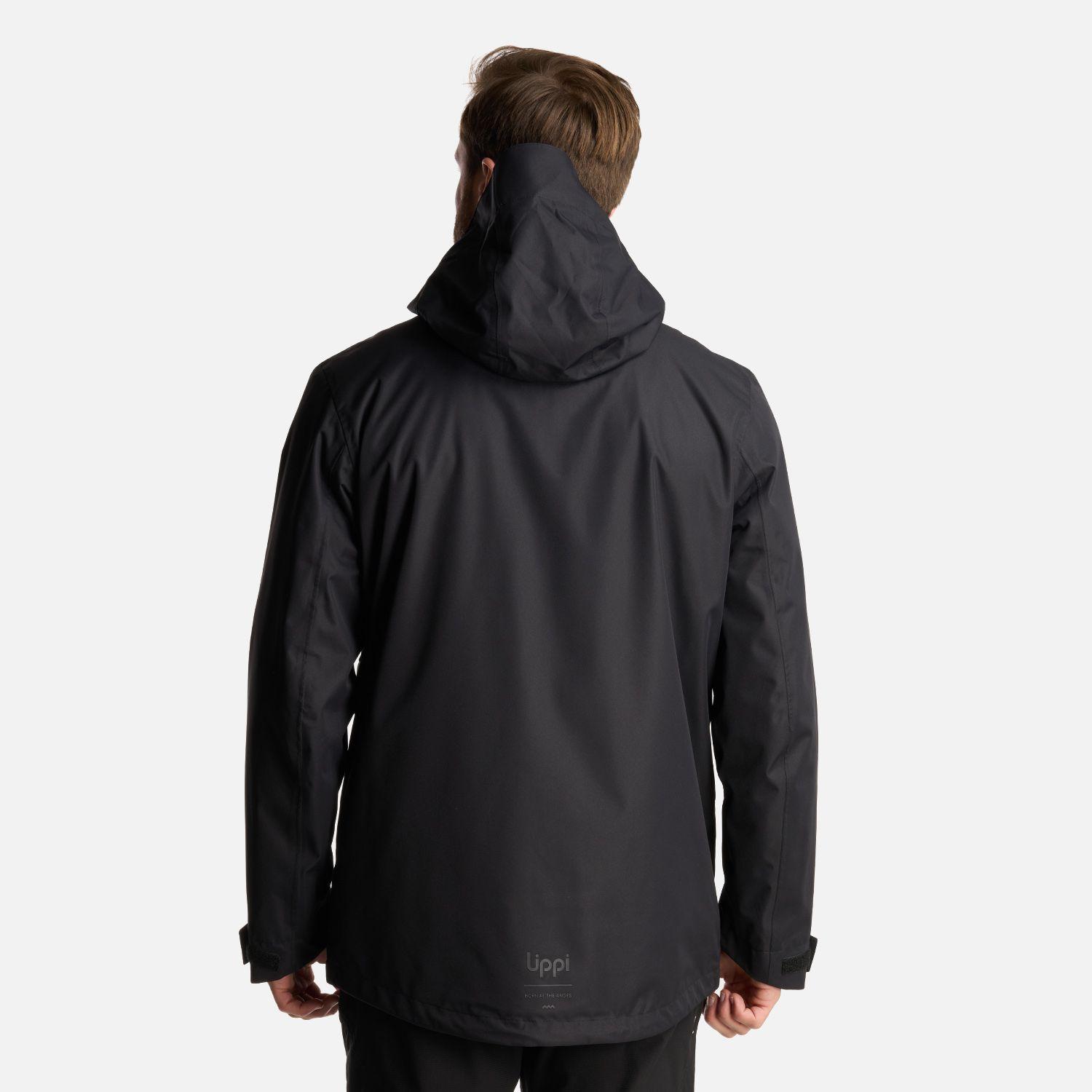 Chaqueta Hombre Tres Cruces Fusion-3 Hoody Jacket Negro Lippi I24-4