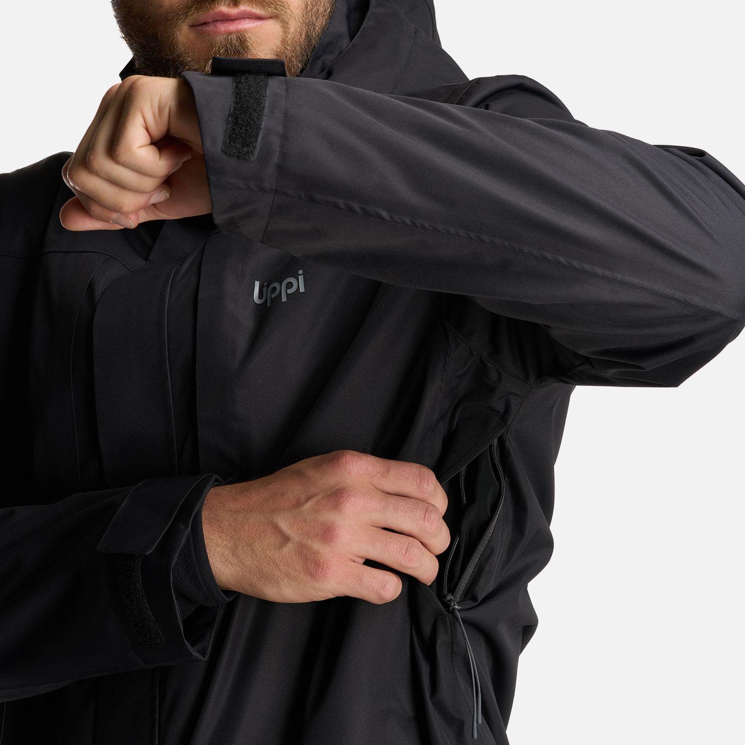 Chaqueta Hombre Tres Cruces Fusion-3 Hoody Jacket Negro Lippi I24-7