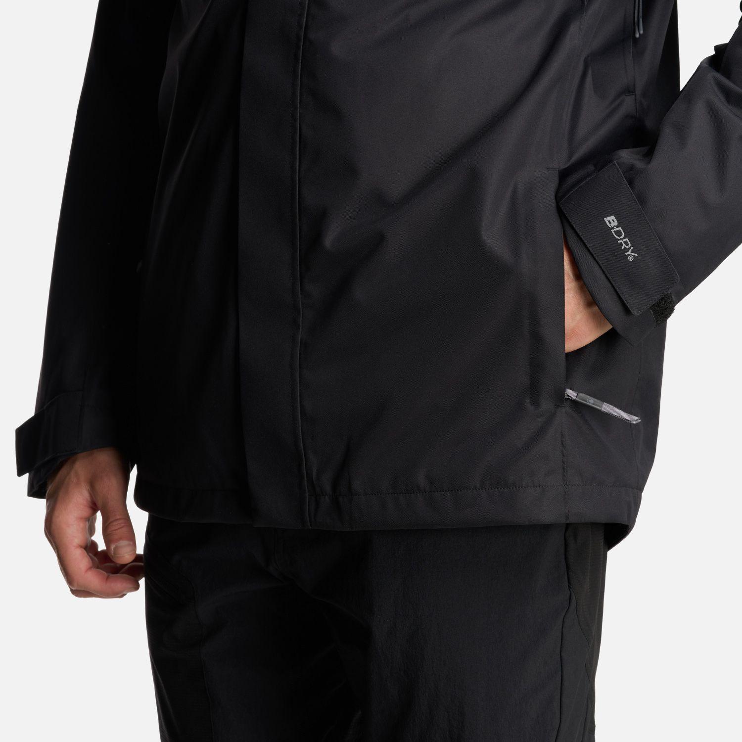 Chaqueta Hombre Tres Cruces Fusion-3 Hoody Jacket Negro Lippi I24-9