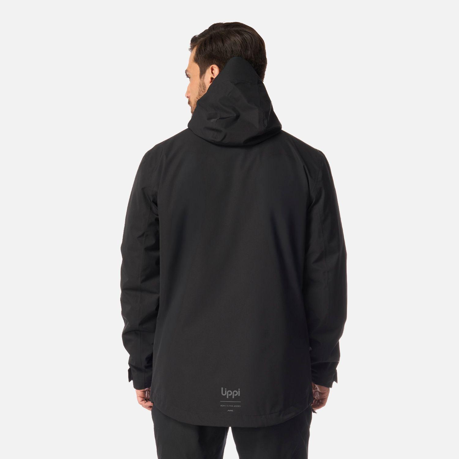 Chaqueta Hombre Tres Cruces Fusion-3 Hoody Jacket Negro Lippi I24-4