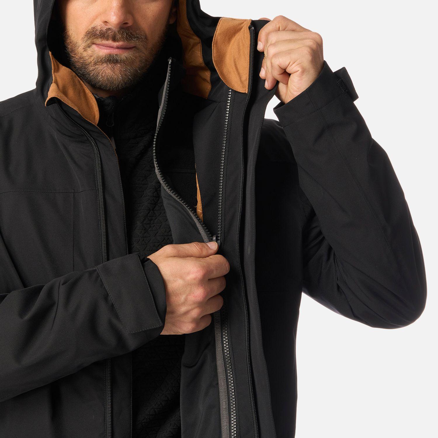 Chaqueta Hombre Tres Cruces Fusion-3 Hoody Jacket Negro Lippi I24-8