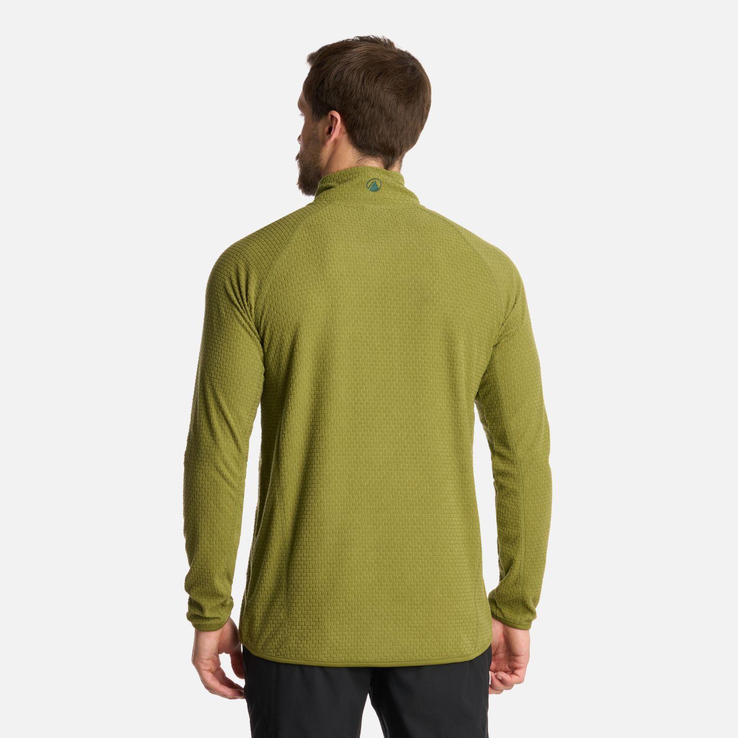 Polerón Hombre Jacaranda Nano-F 14 Zip Verde Lippi I25-2