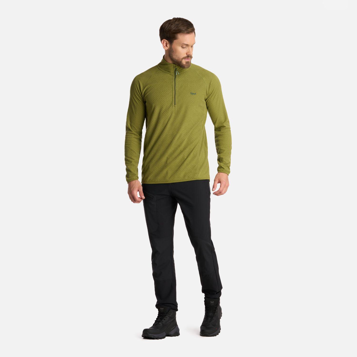 Polerón Hombre Jacaranda Nano-F 14 Zip Verde Lippi I25-4