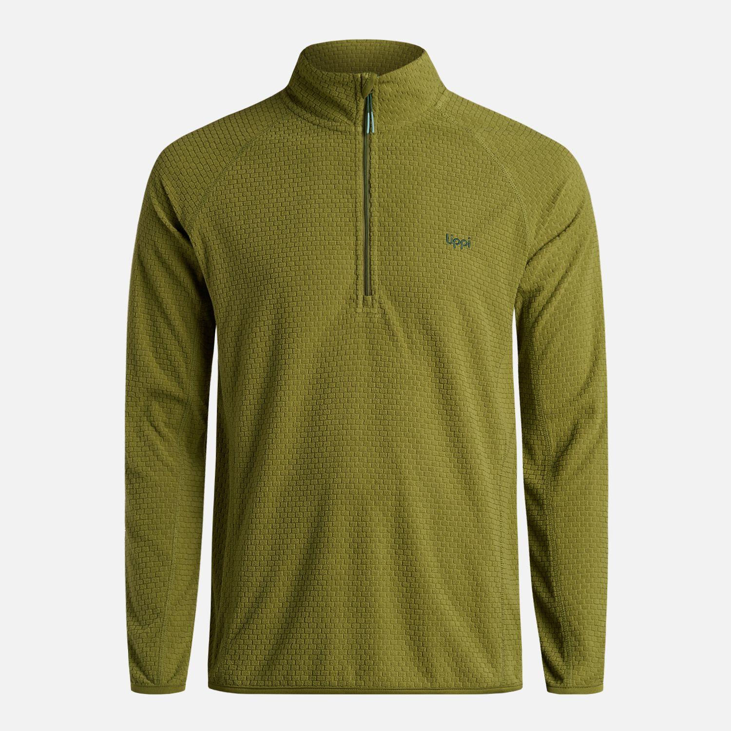 Polerón Hombre Jacaranda Nano-F 14 Zip Verde Lippi I25-5