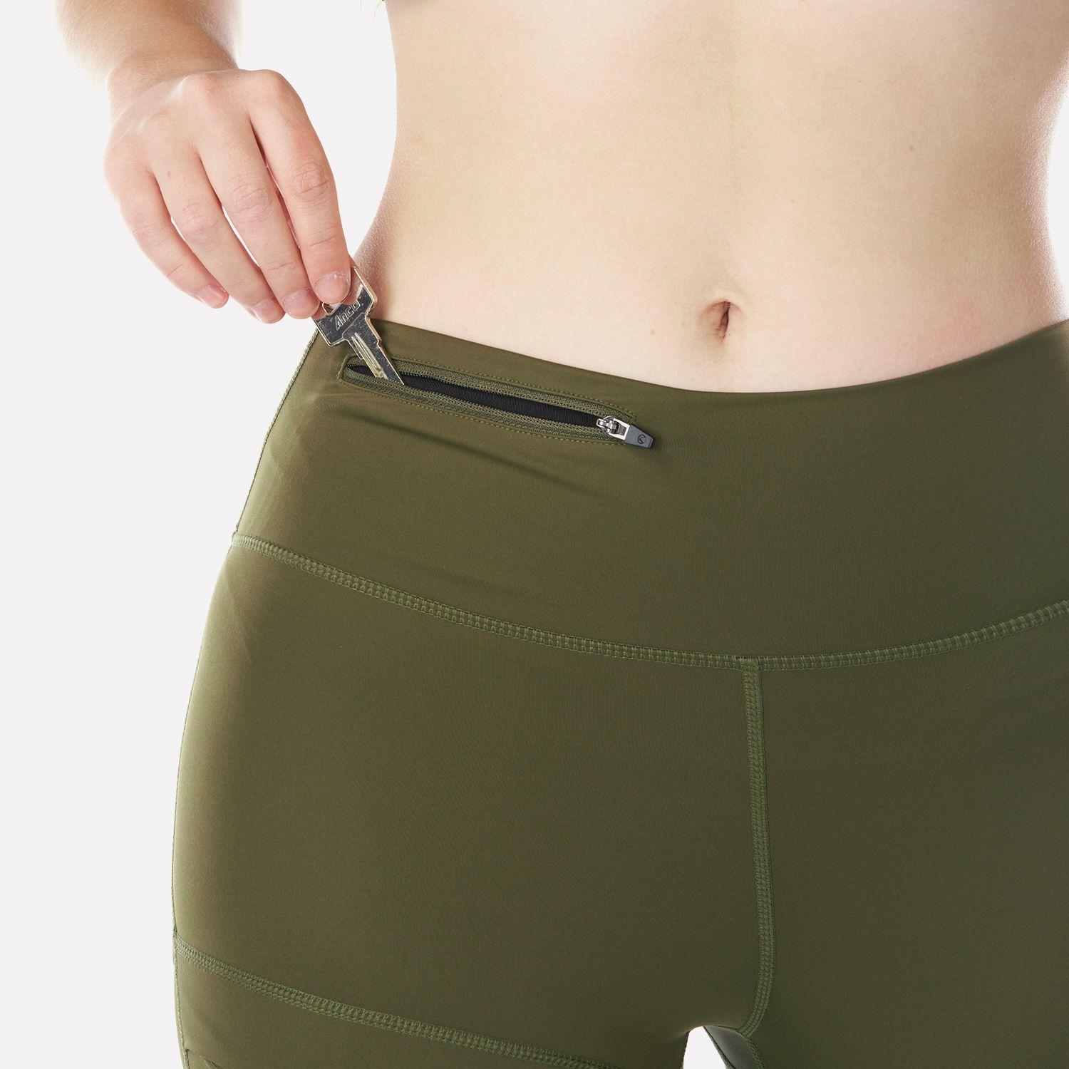 Leggings Mujer In-Action Trekking Leggings Oliva Oscuro Lippi-5