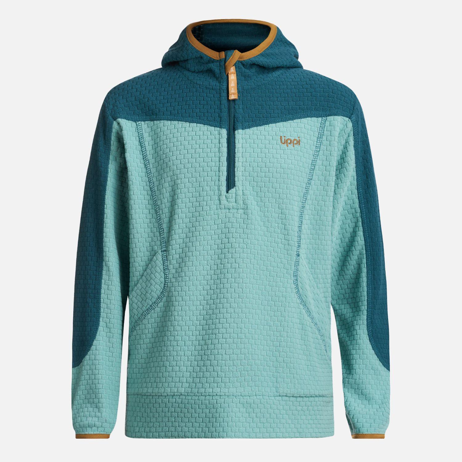 Poleron Niño Saltamontes Nano-F 1/4 Zip Hoody Turquesa Lippi-0