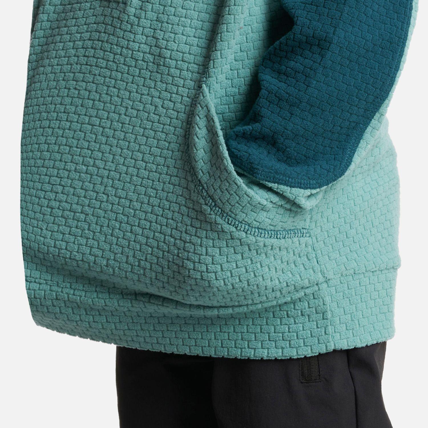 Poleron Niño Saltamontes Nano-F 1/4 Zip Hoody Turquesa Lippi-5