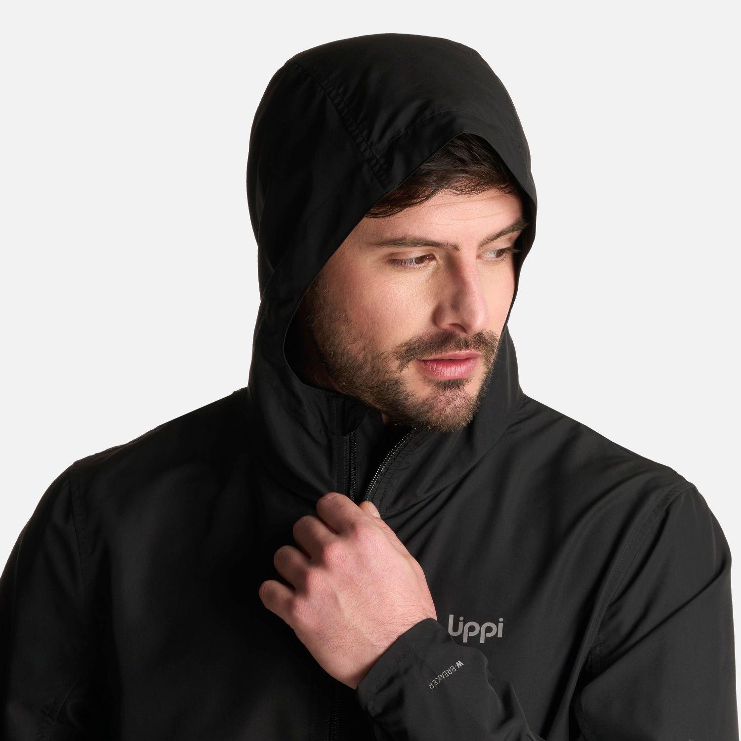 Chaqueta Hombre Nightfall WindBreaker Hoody Negro Lippi-3