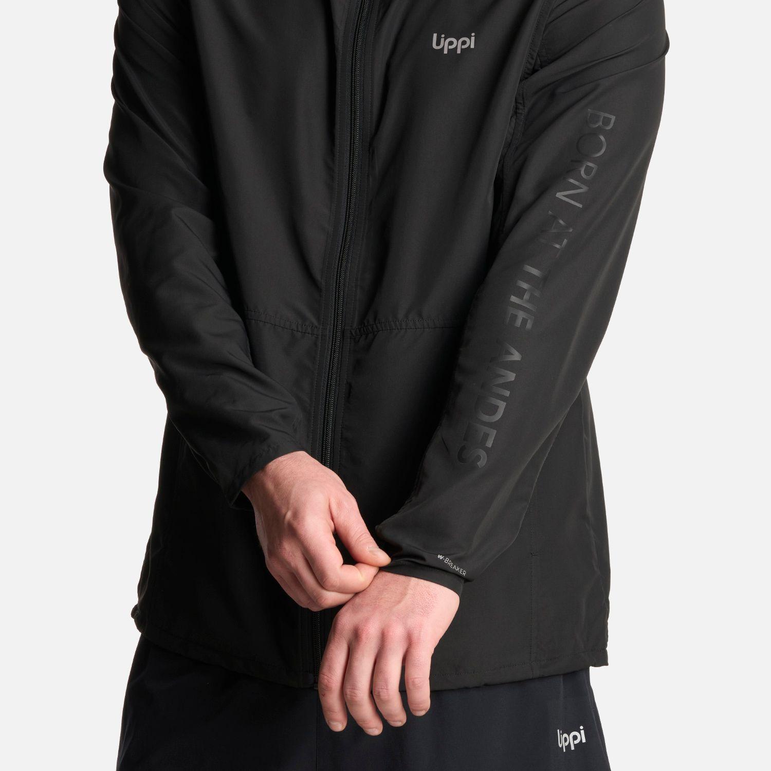 Chaqueta Hombre Nightfall WindBreaker Hoody Negro Lippi-4