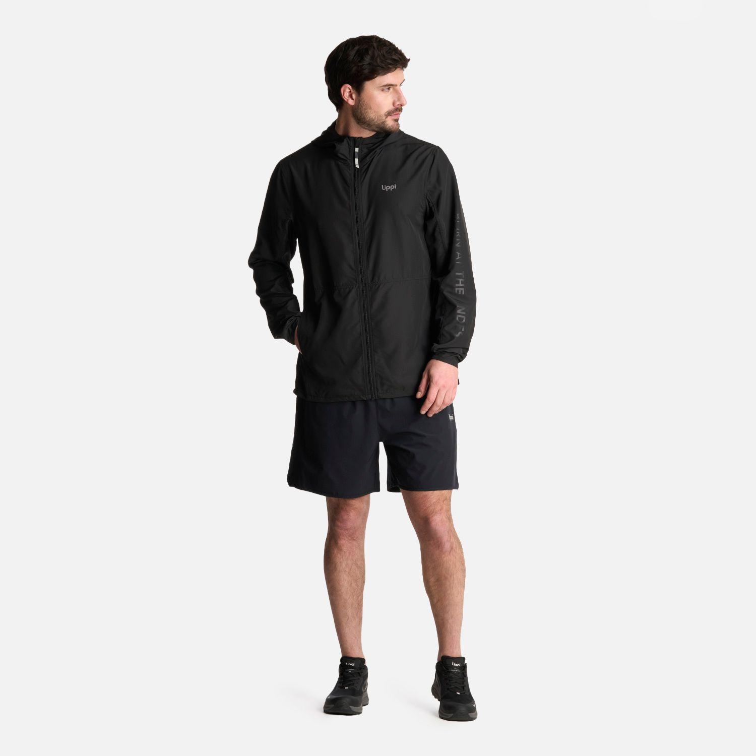 Chaqueta Hombre Nightfall WindBreaker Hoody Negro Lippi-7