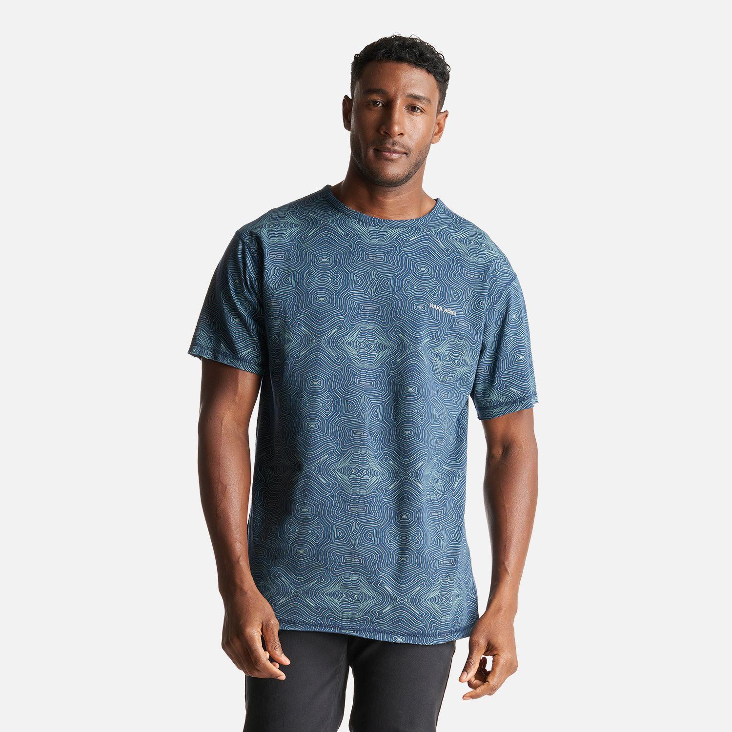 Polera Hombre Bi-curioso Print Azul Haka Honu-1