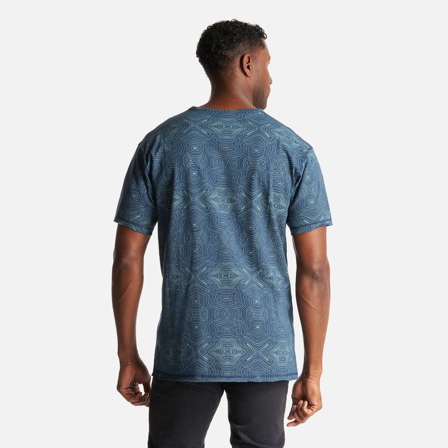 Polera Hombre Bi-curioso Print Azul Haka Honu-3