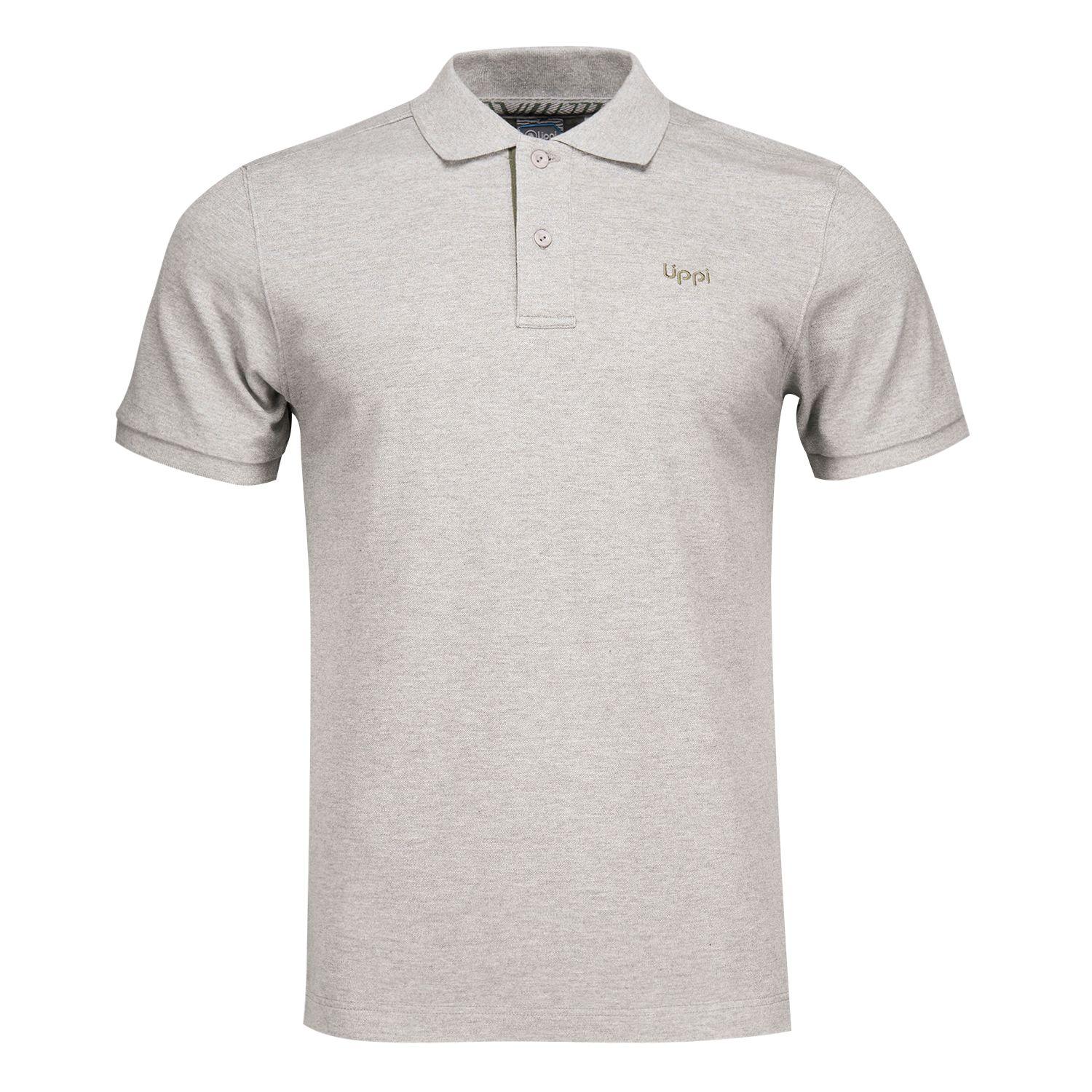 Polera Hombre First Class Elastic Polo Melange Gris Lippi V21-0