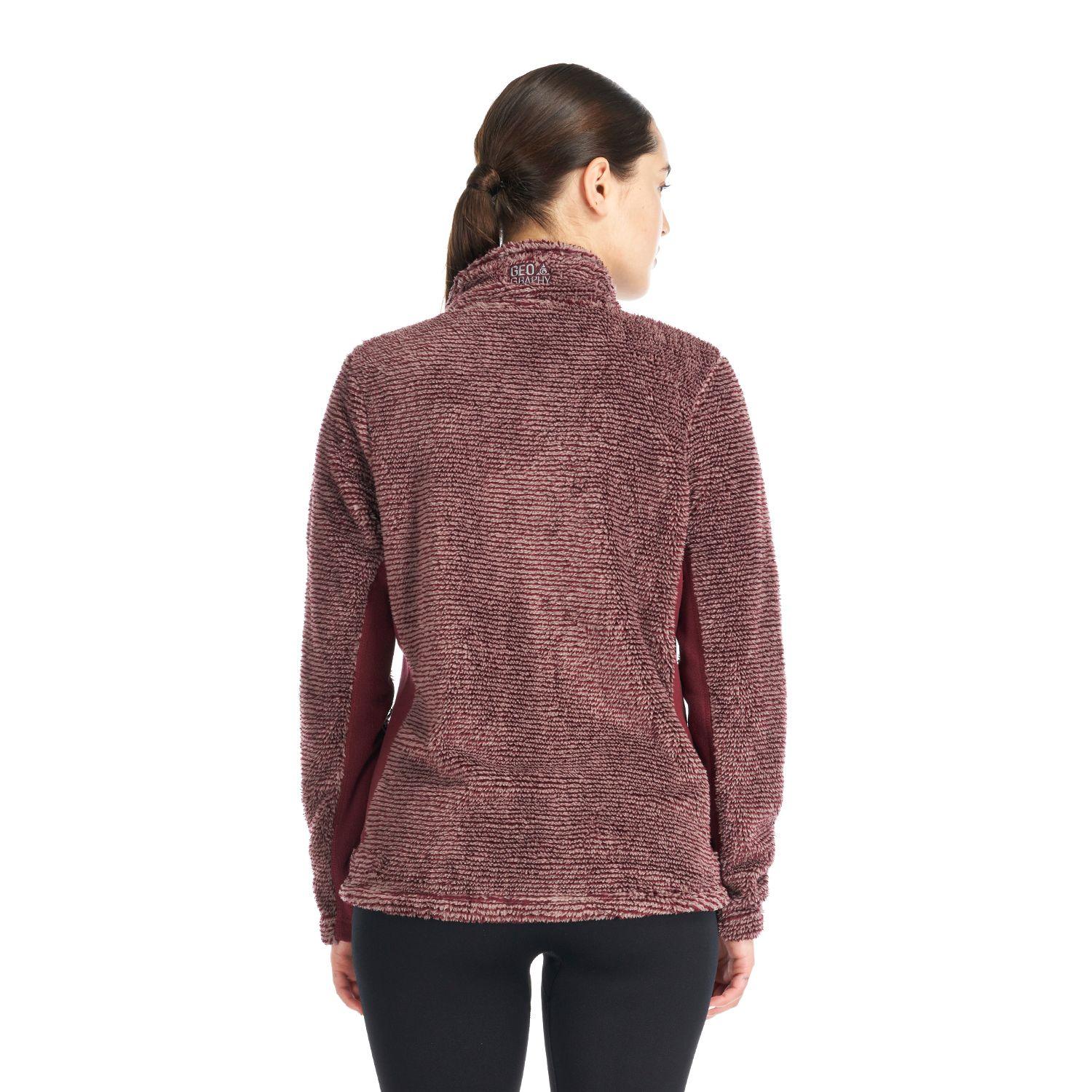 Chaqueta Mujer Congo Burdeo Geography-5