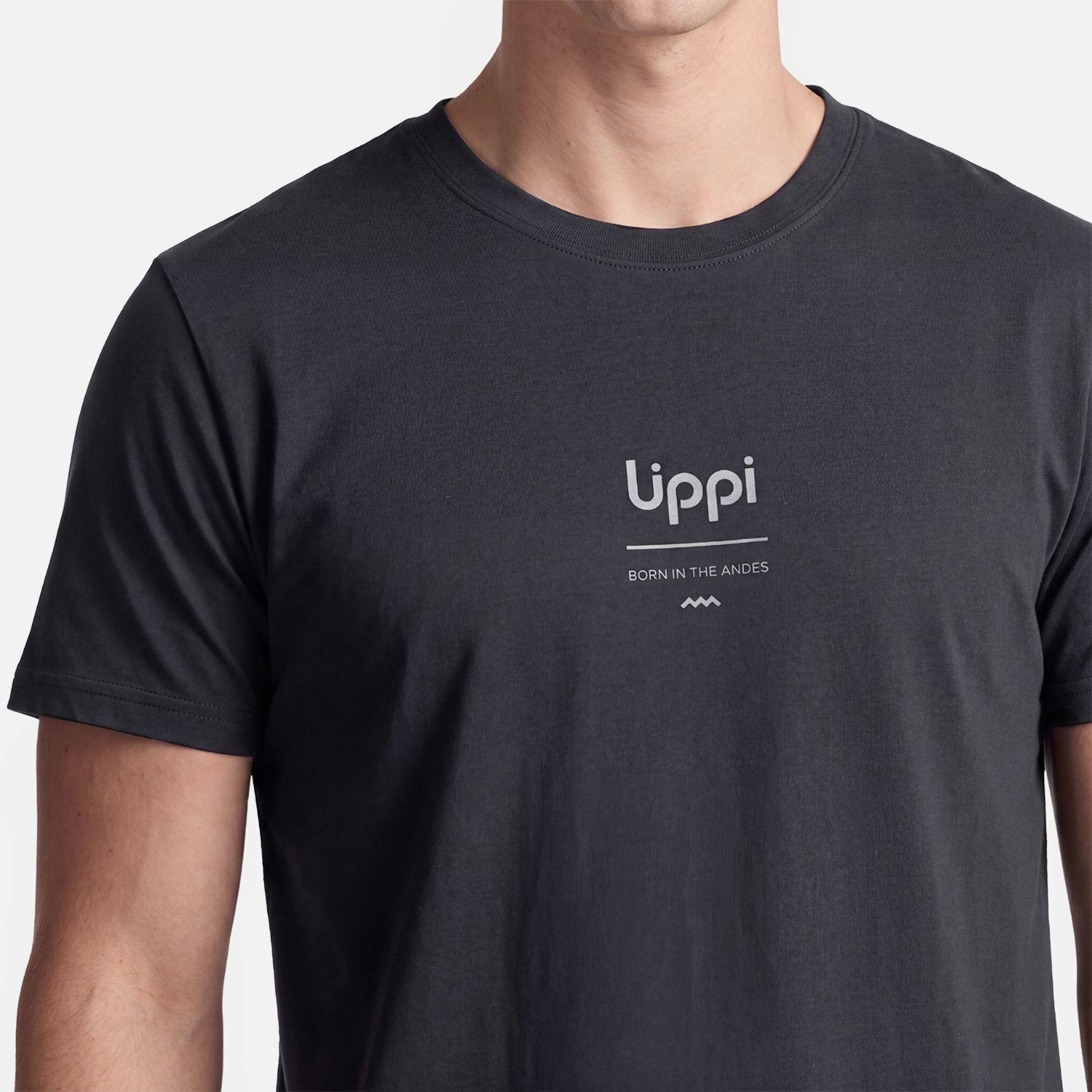 Polera Hombre Ulmo Sorona T-Shirt Grafito Lippi V27-2