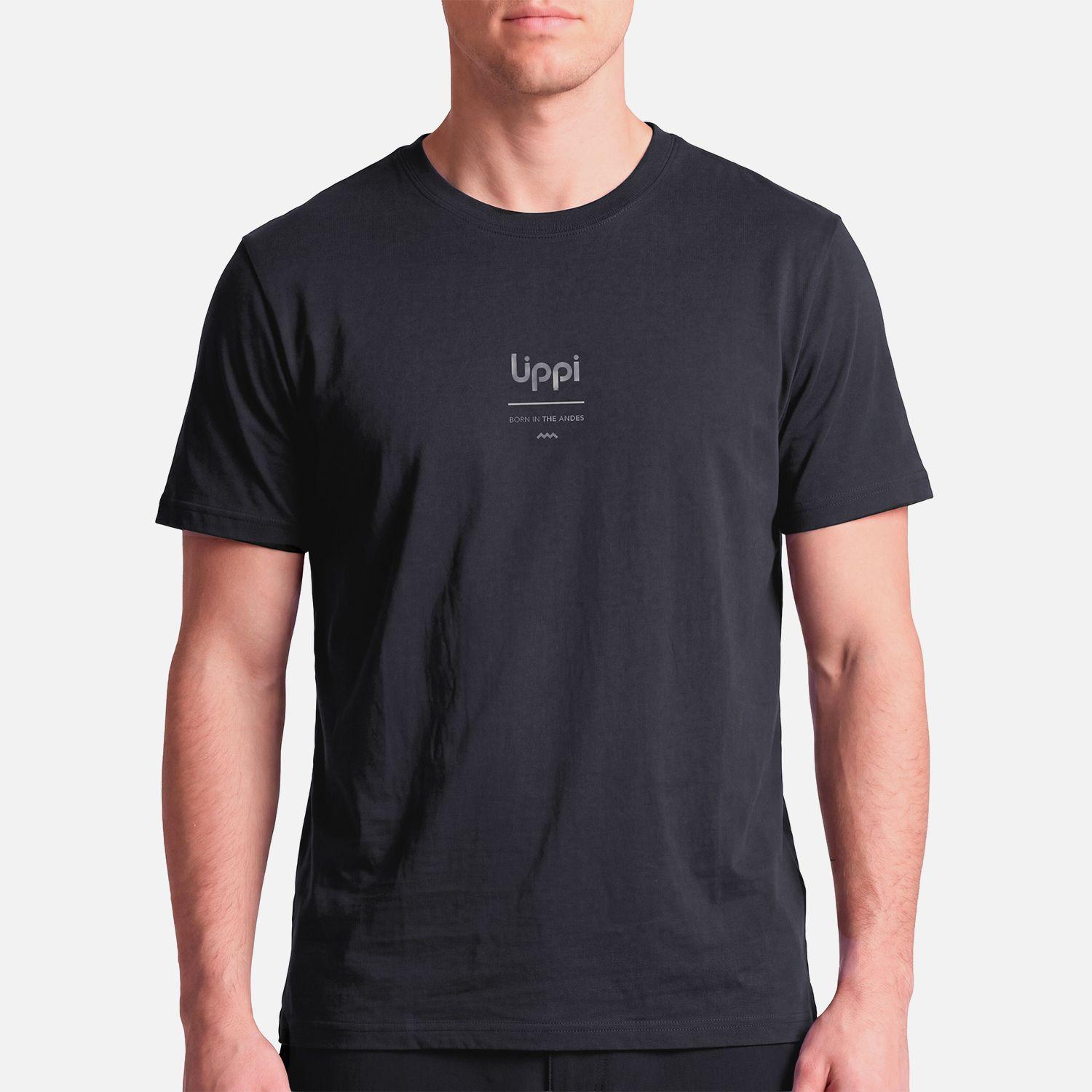 Polera Hombre Ulmo Sorona T-Shirt Grafito Lippi V27-3