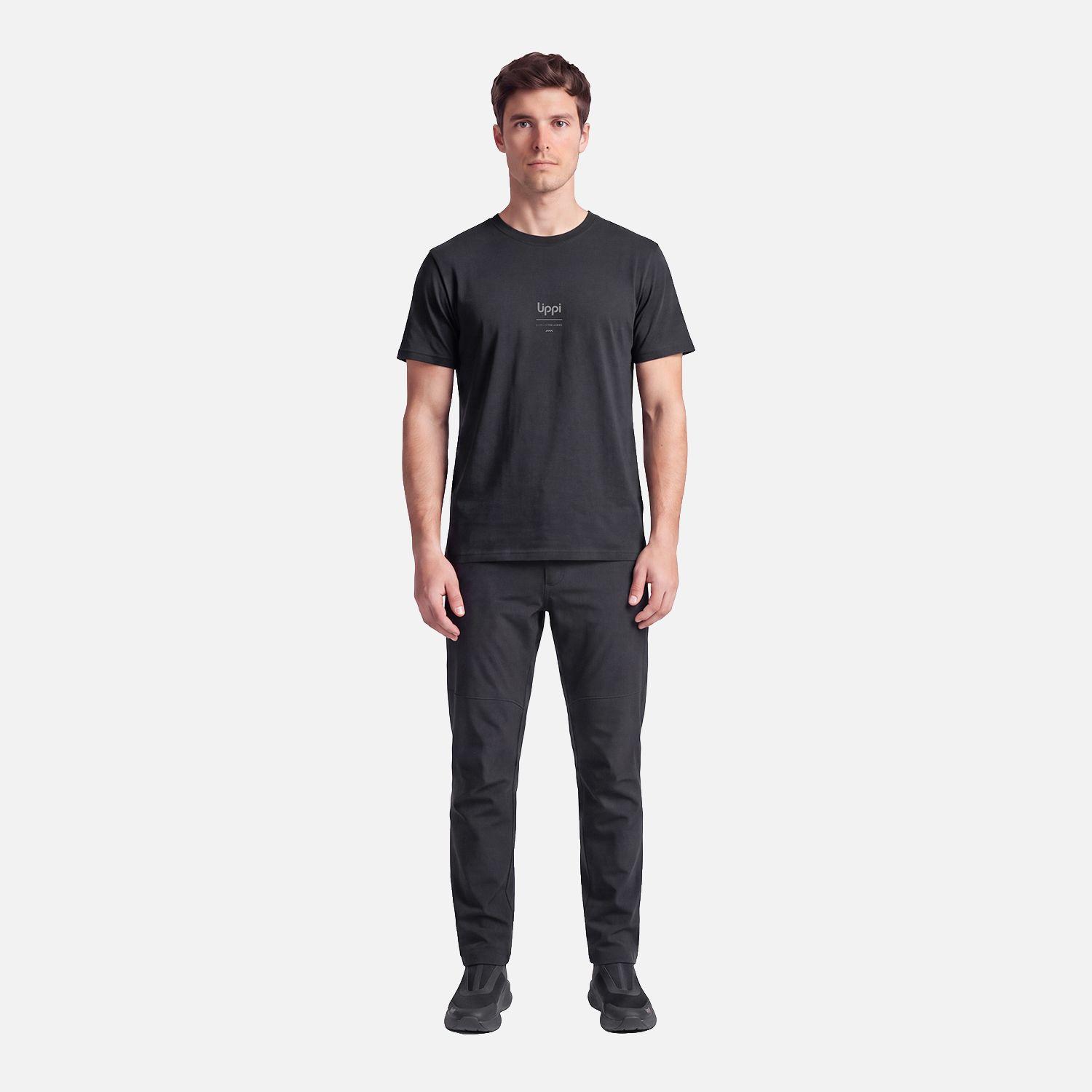 Polera Hombre Ulmo Sorona T-Shirt Grafito Lippi V27-4