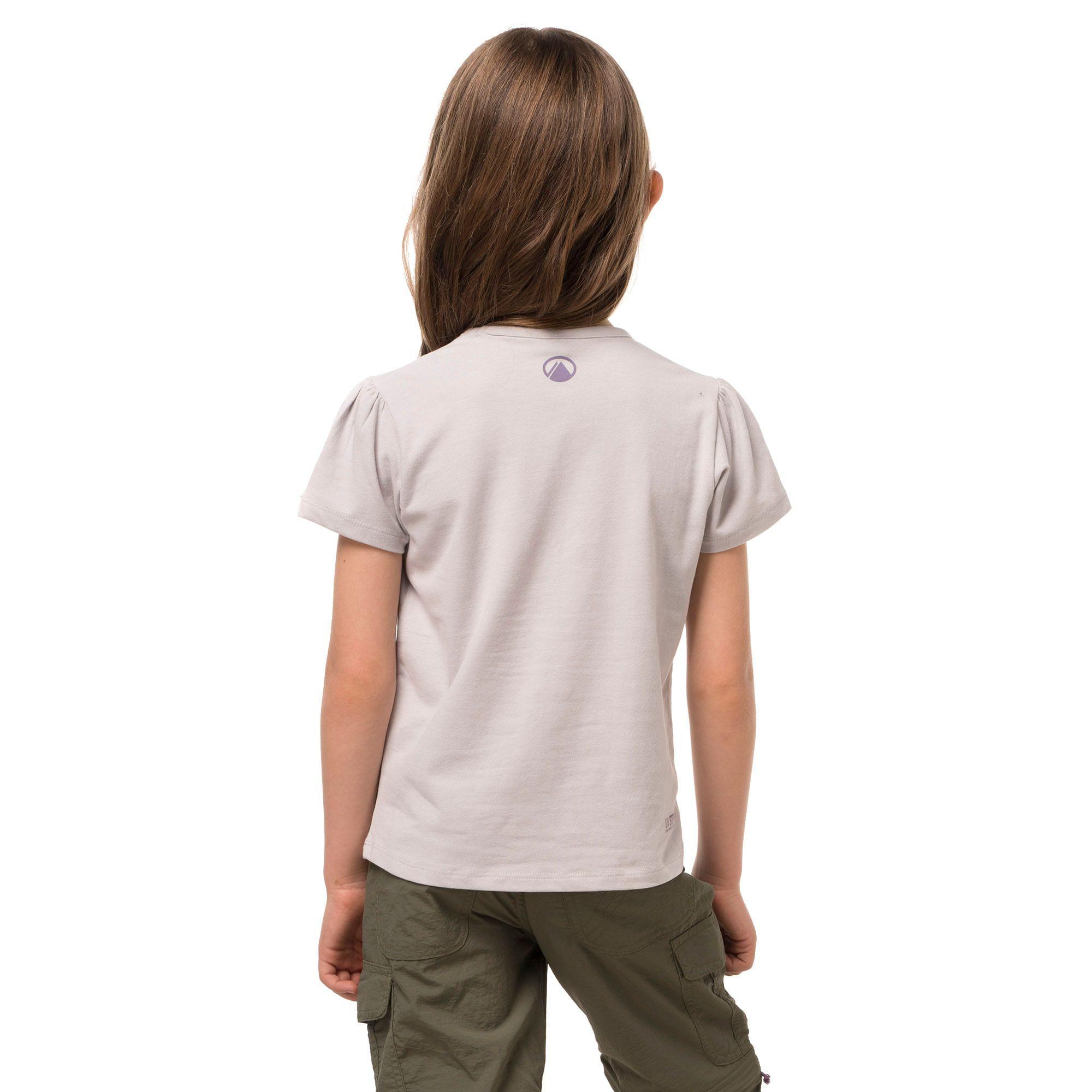 Polera Niña Logo Lippi UV-Stop T-Shirt Gris Claro Lippi-3