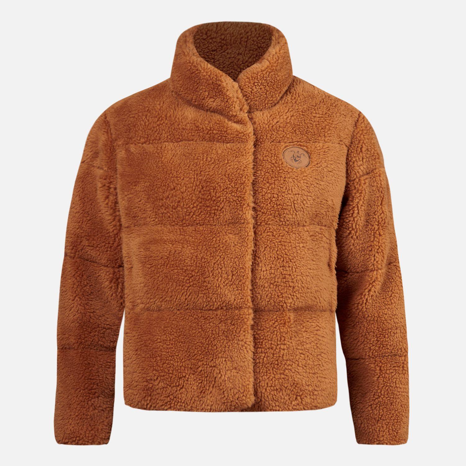 Chaqueta Mujer Aterciopelada Camel Haka Honu-6