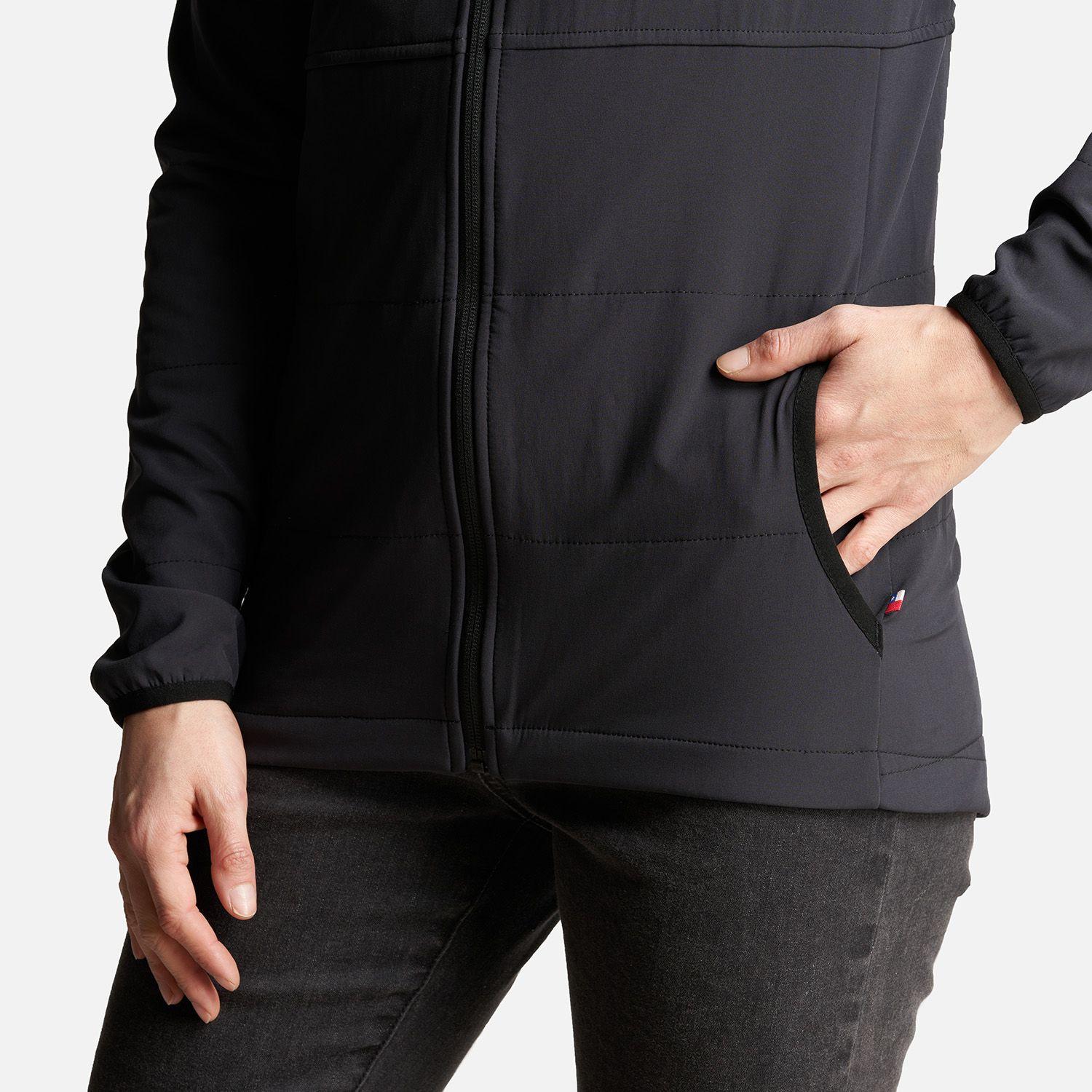 Poleron Mujer Del Sur Negro Haka Honu V23-5