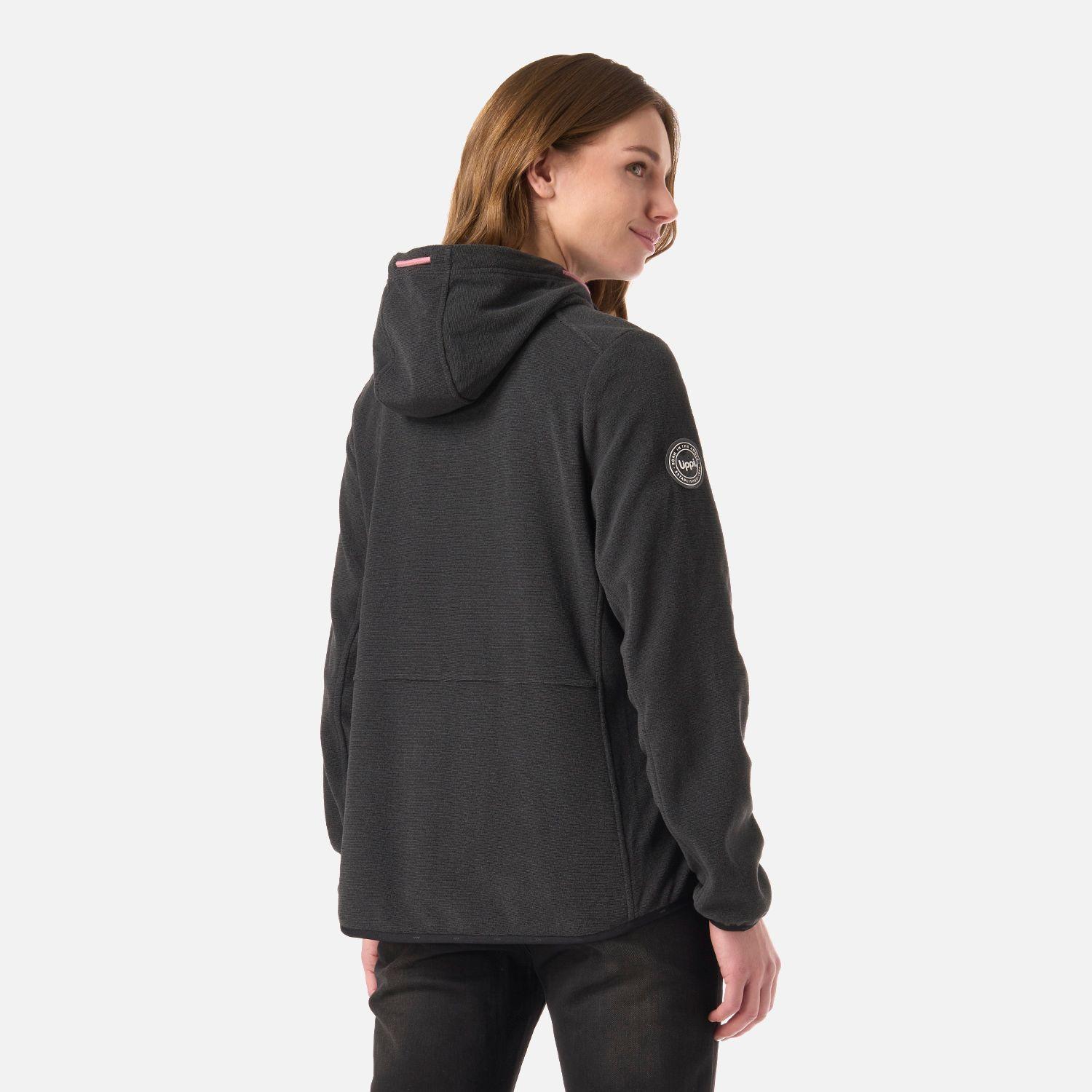 Polar Mujer Stripes Nano-F Full Zip Hoody Negro Lippi V26-2