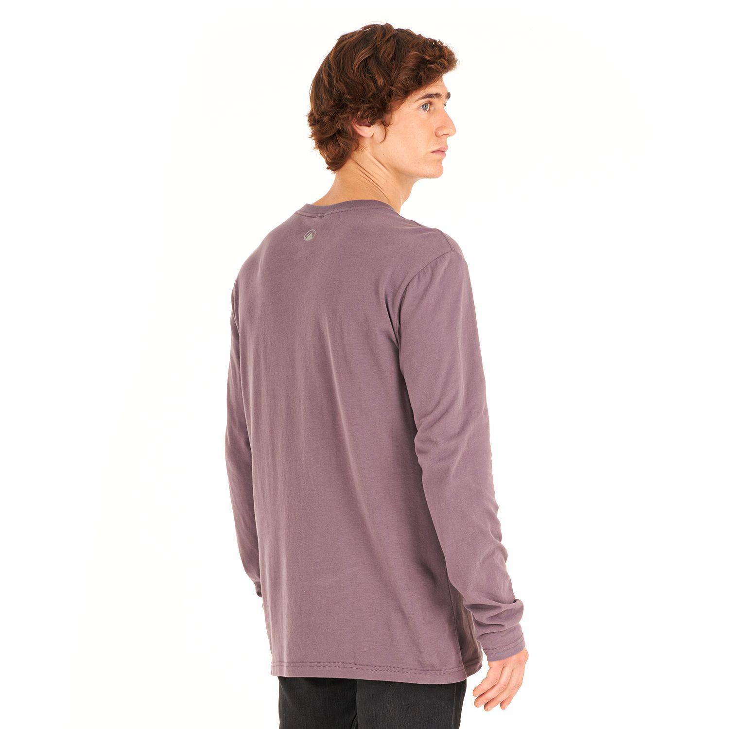 Polera Hombre Ulmo Cotton UVStop Long Sleeve TShirt Malva Lippi-4