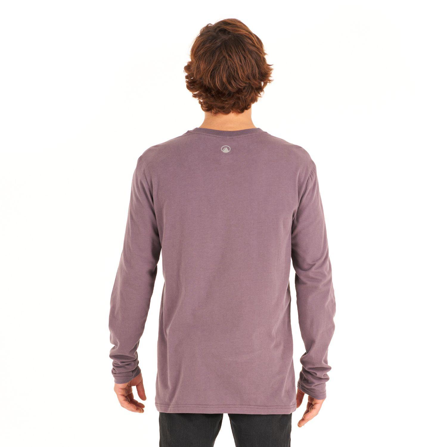 Polera Hombre Ulmo Cotton UVStop Long Sleeve TShirt Malva Lippi-5