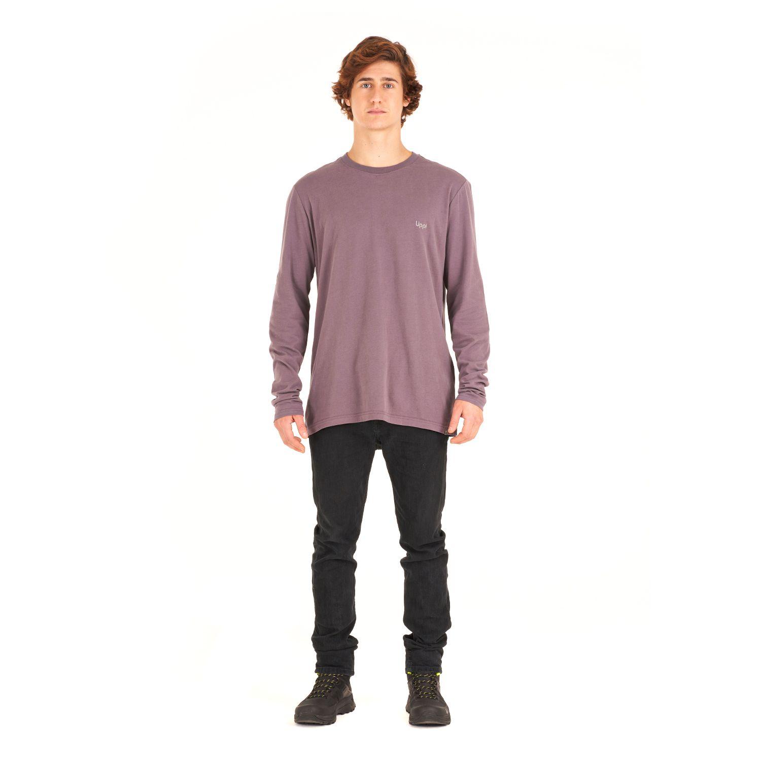 Polera Hombre Ulmo Cotton UVStop Long Sleeve TShirt Malva Lippi-6