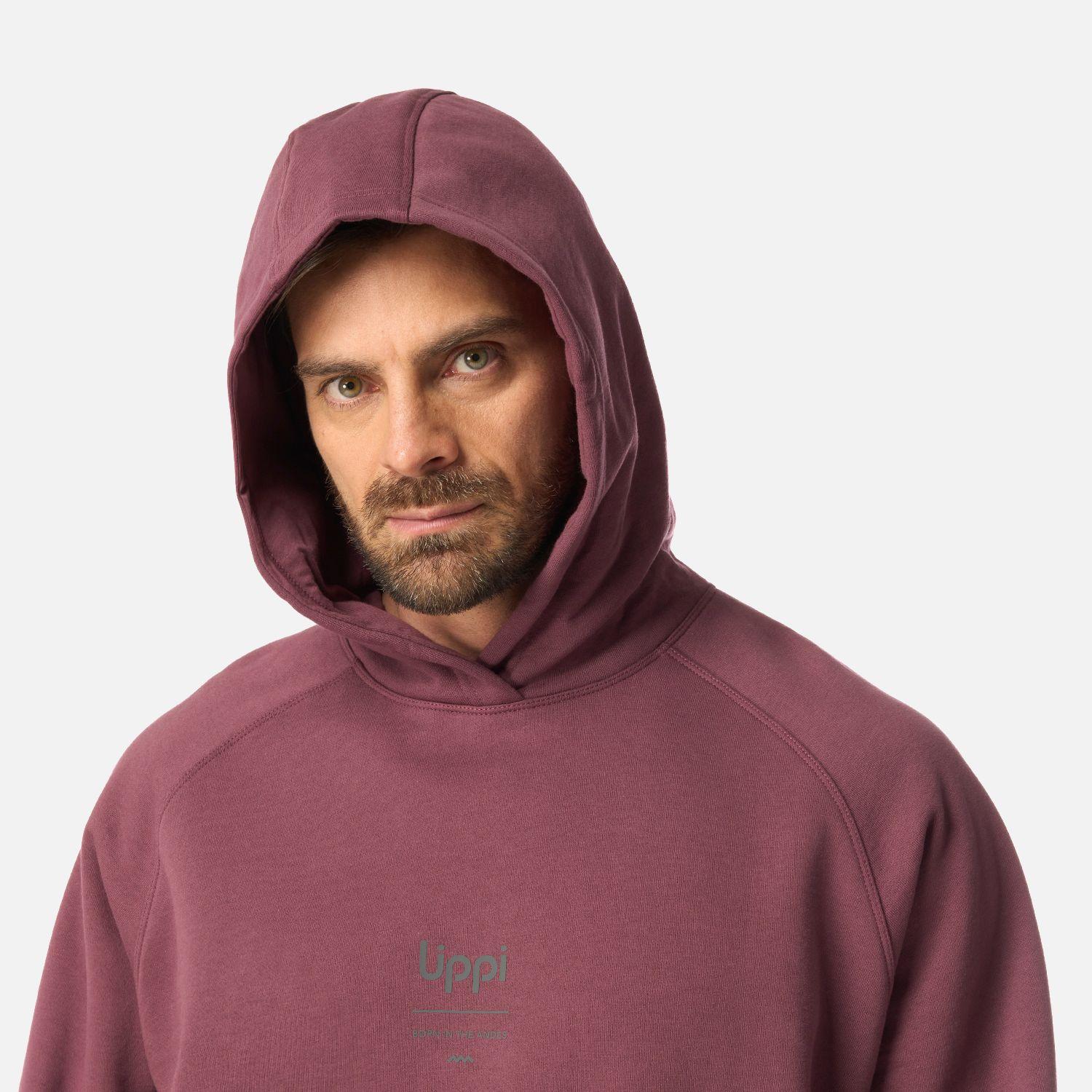 Polerón Hombre Ulmo Hoody Sweatshirt Vino Lippi I26-3