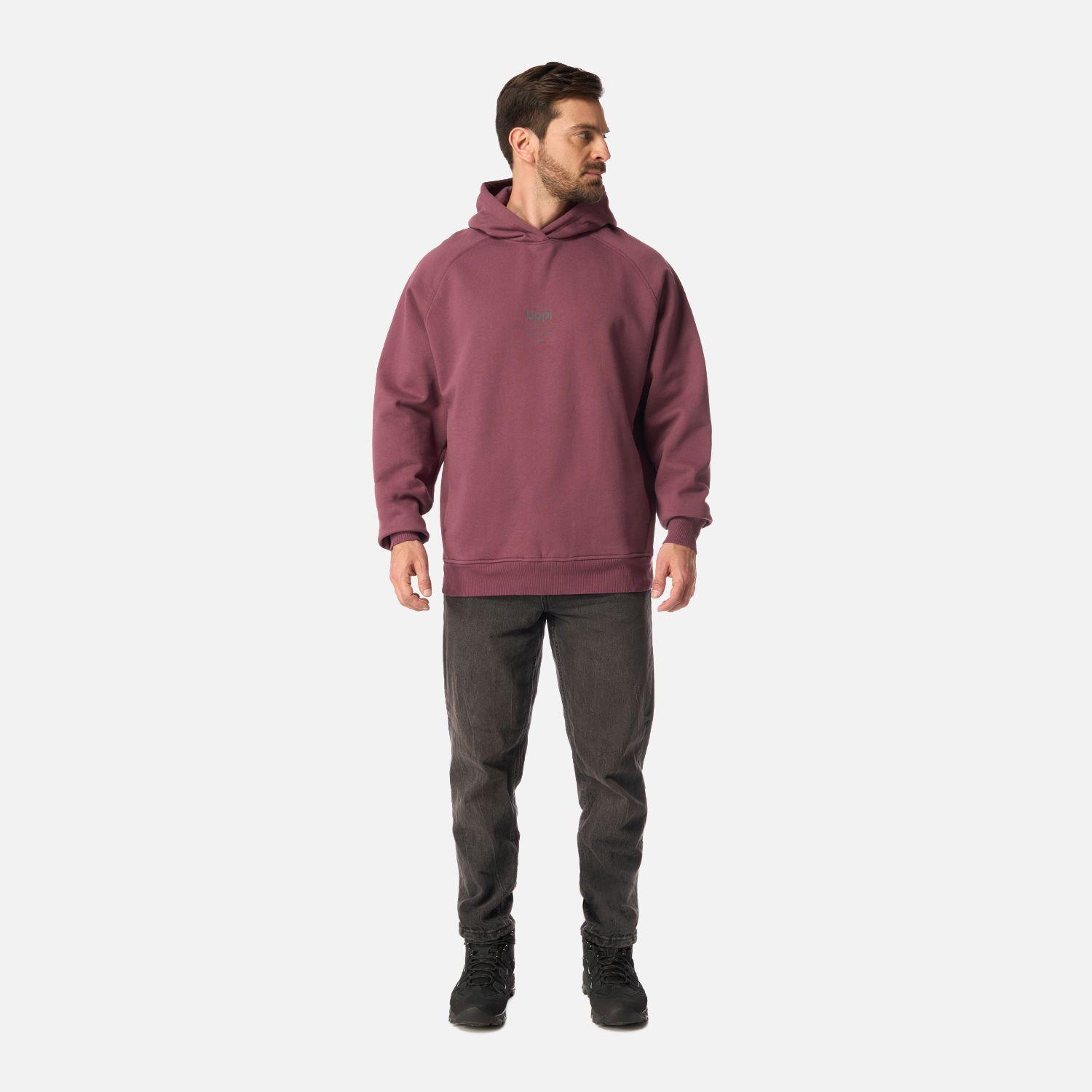 Polerón Hombre Ulmo Hoody Sweatshirt Vino Lippi I26-5