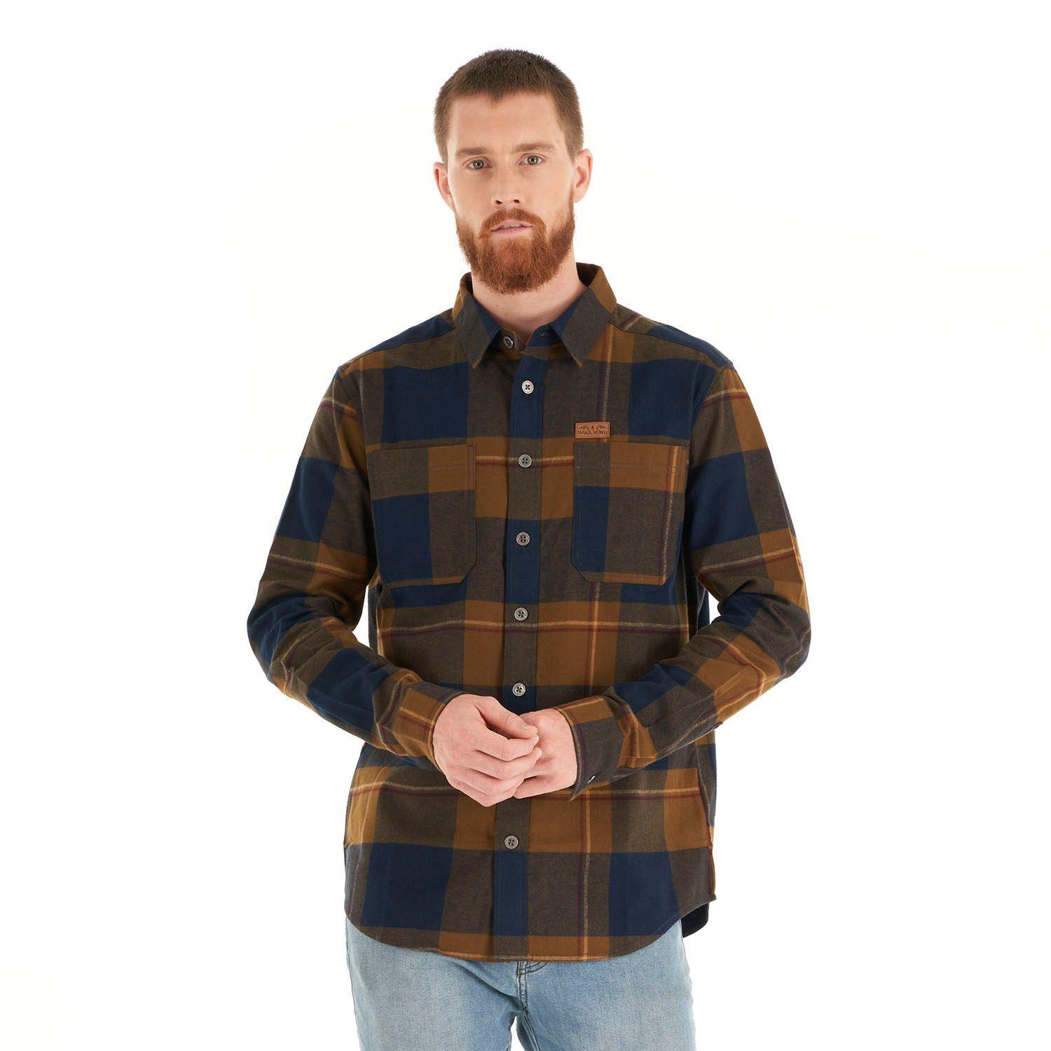 Camisa Hombre Hachazo Mostaza Haka Honu I21-1