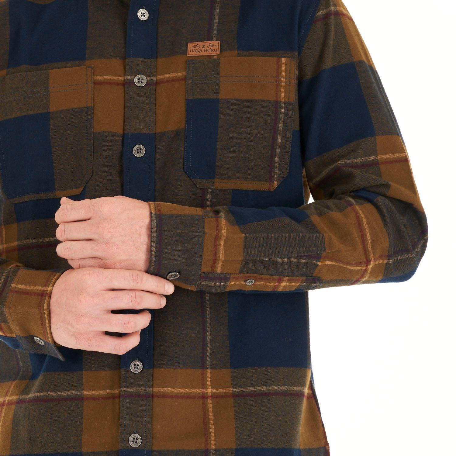 Camisa Hombre Hachazo Mostaza Haka Honu I21-6