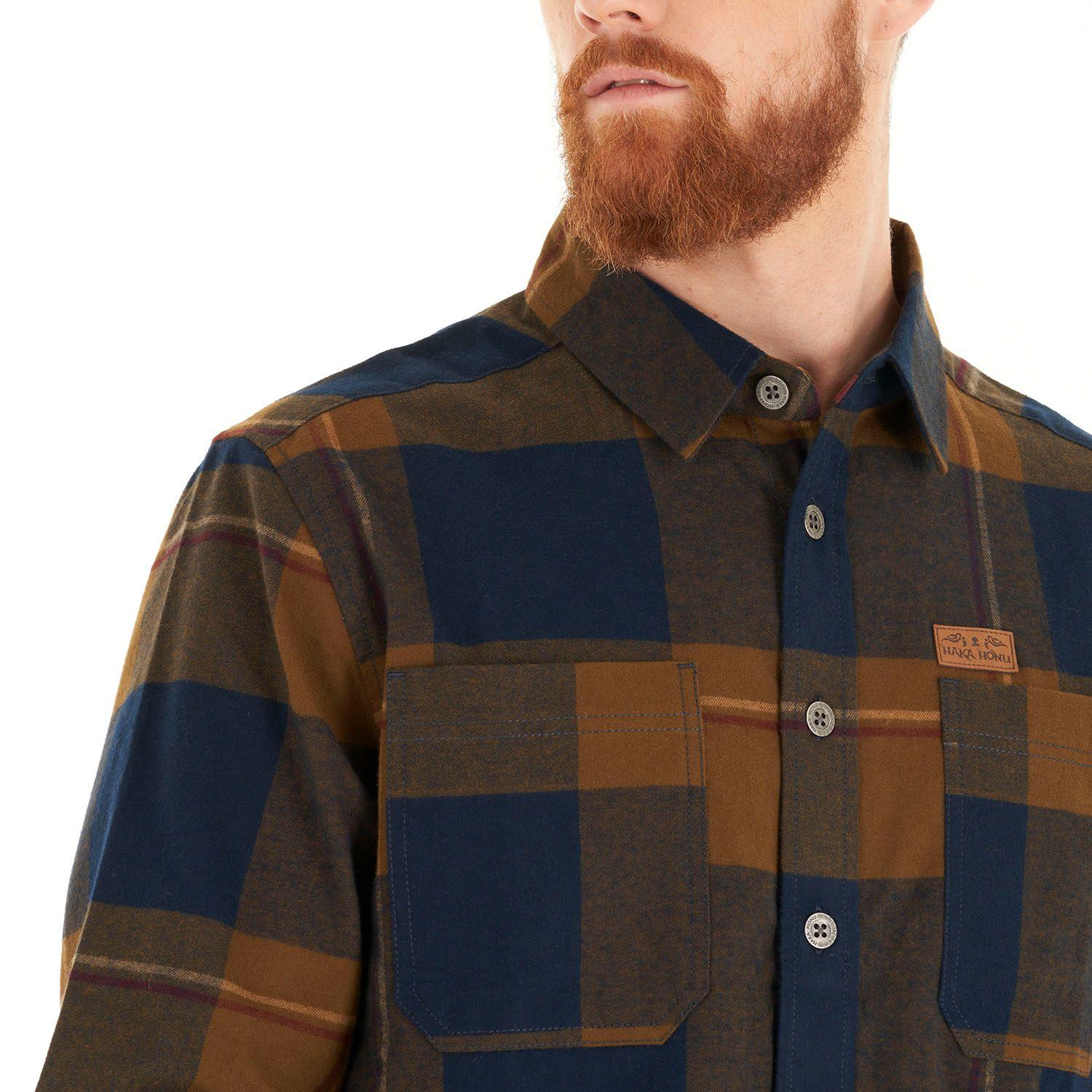 Camisa Hombre Hachazo Mostaza Haka Honu I21-7