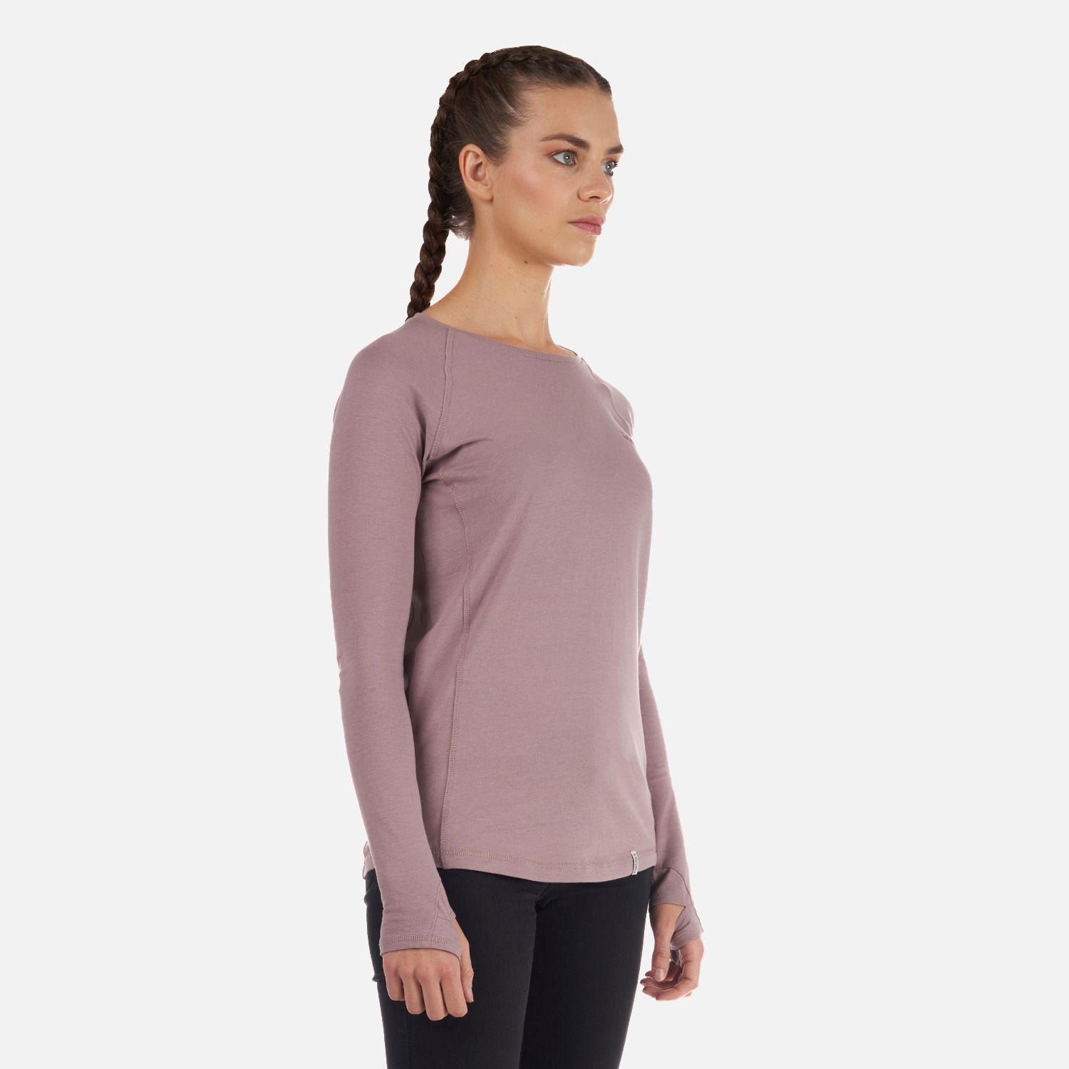 Polera Mujer Skills Long Sleeve T-Shirt Palo Rosa Lippi-2